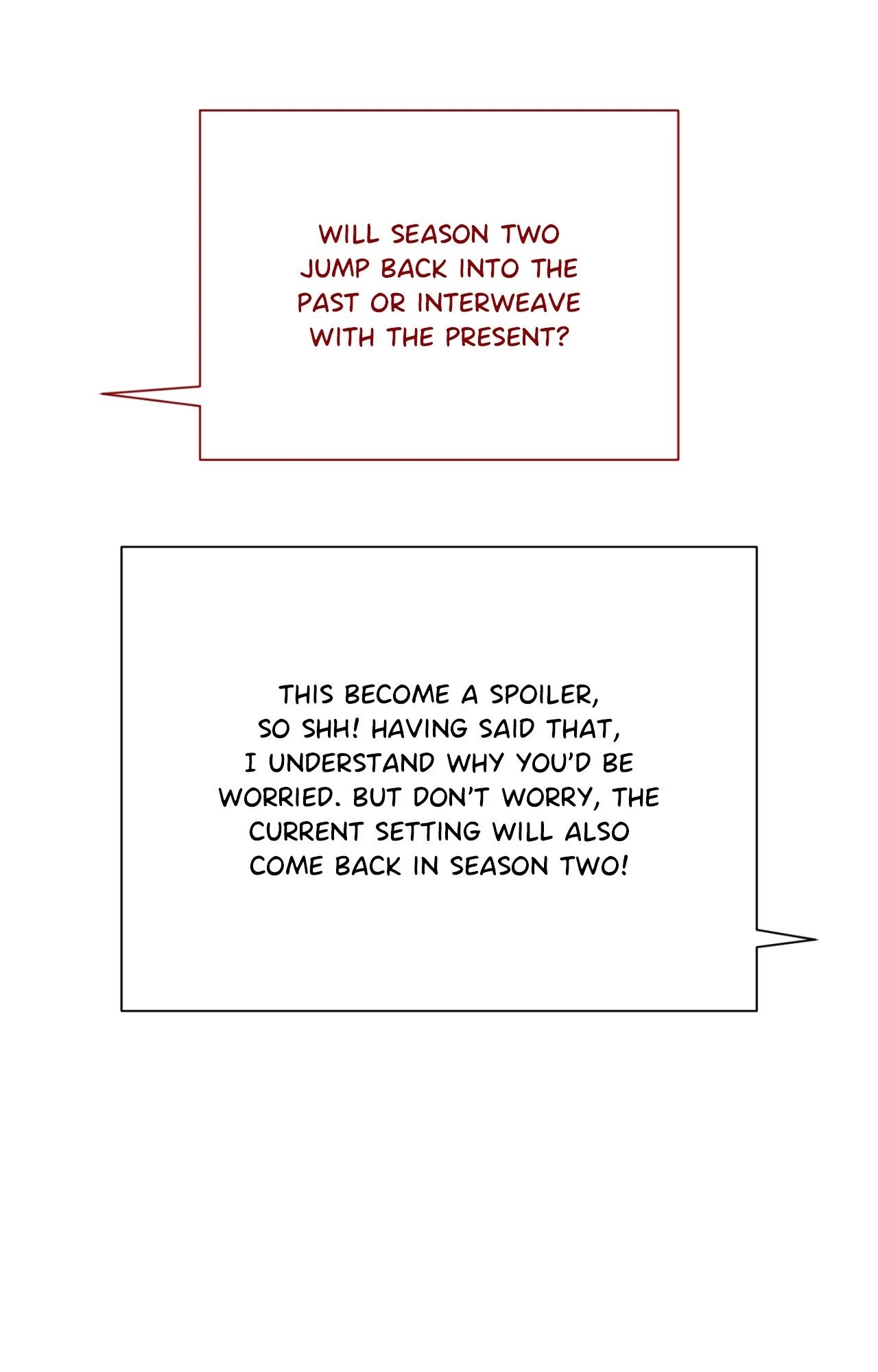Red Thread Quest [Official] - Creator's Note manhwa