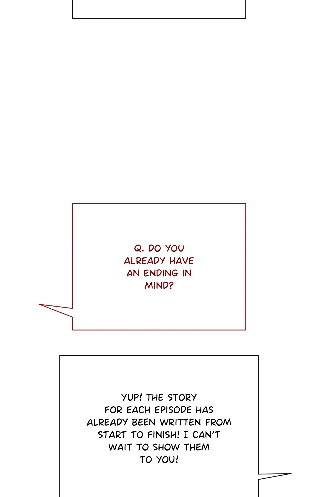 Red Thread Quest [Official] - Creator's Note manhwa