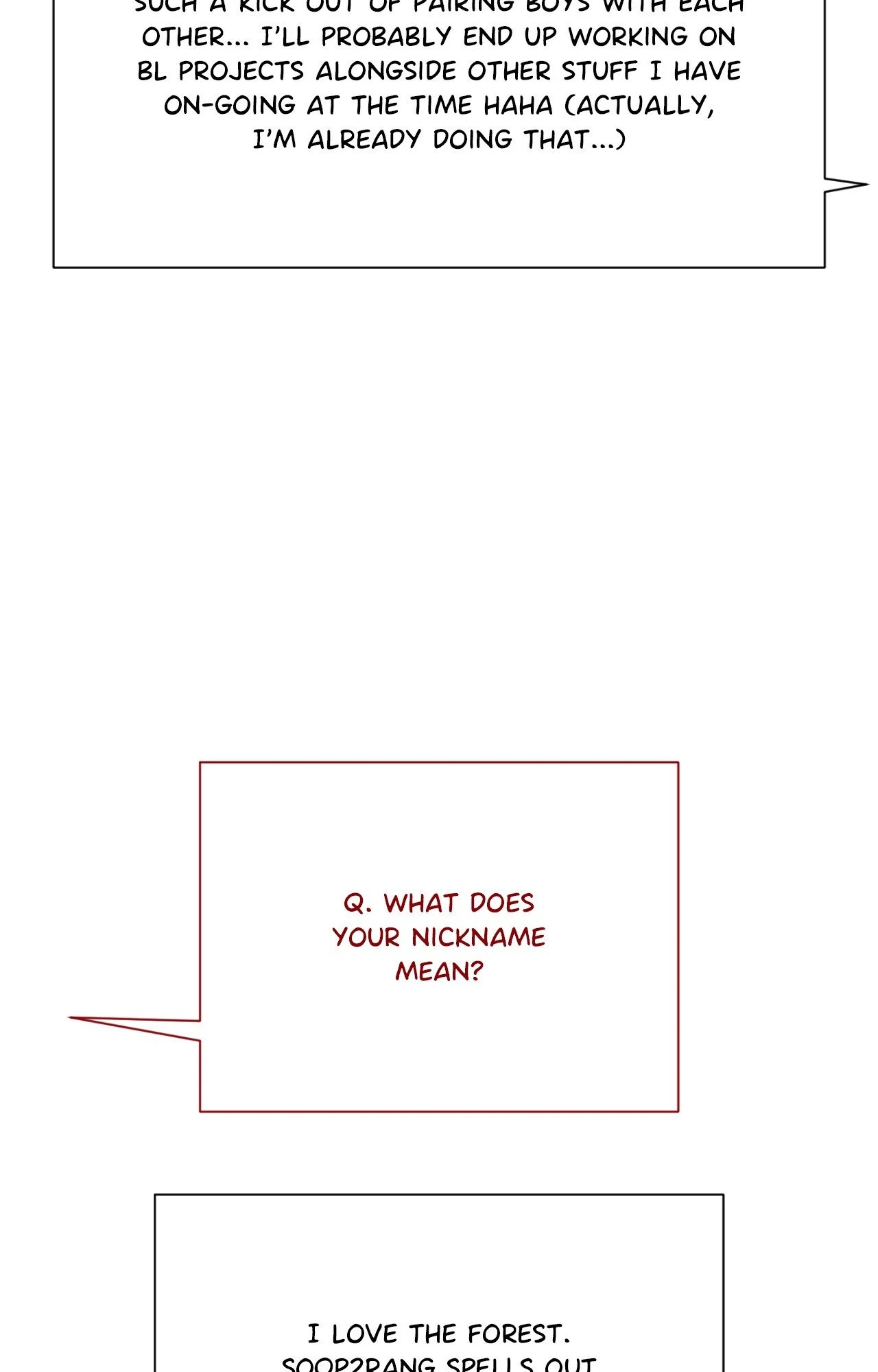Red Thread Quest [Official] - Creator's Note manhwa