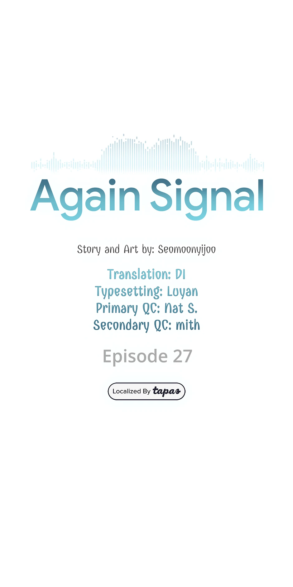Again Signal (Mature) [Official] - 27. The Announcement manhwa