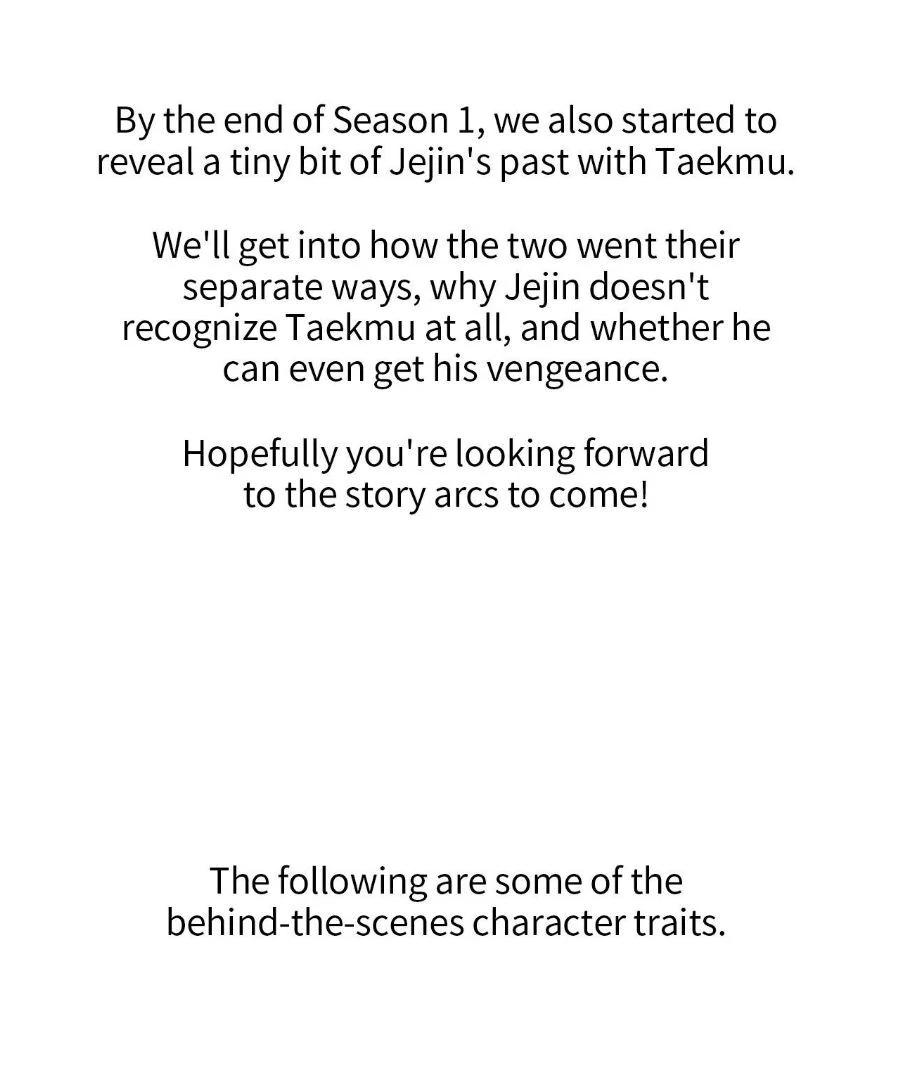 I Declare Vengeance! - Creator's Note manhwa