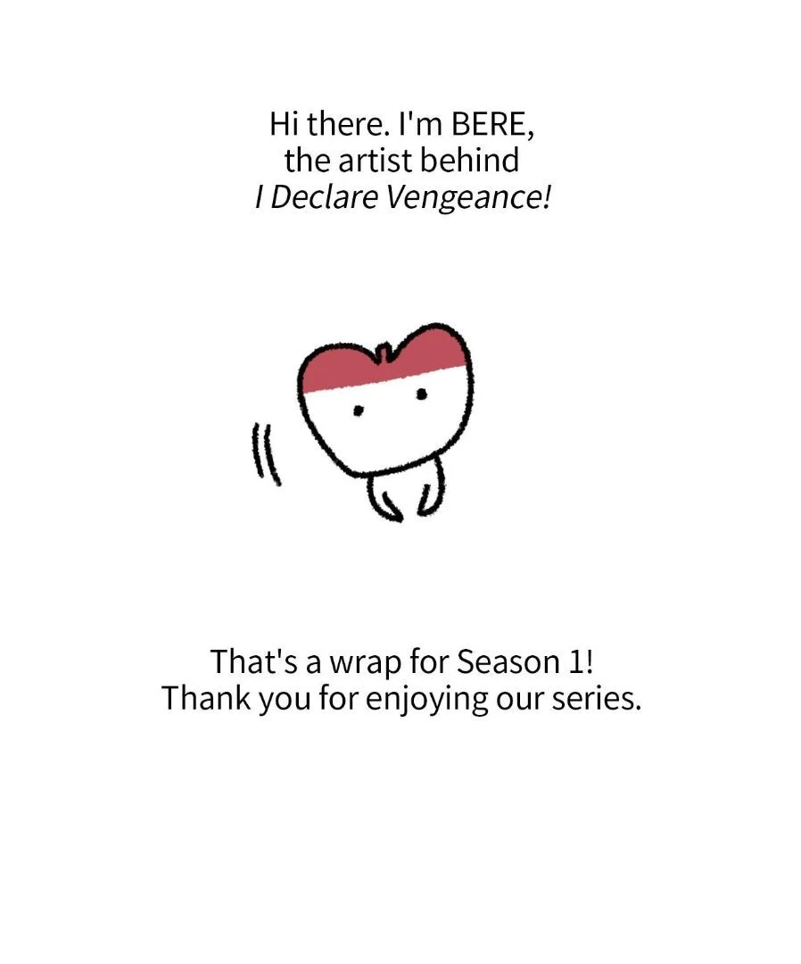 I Declare Vengeance! - Creator's Note manhwa