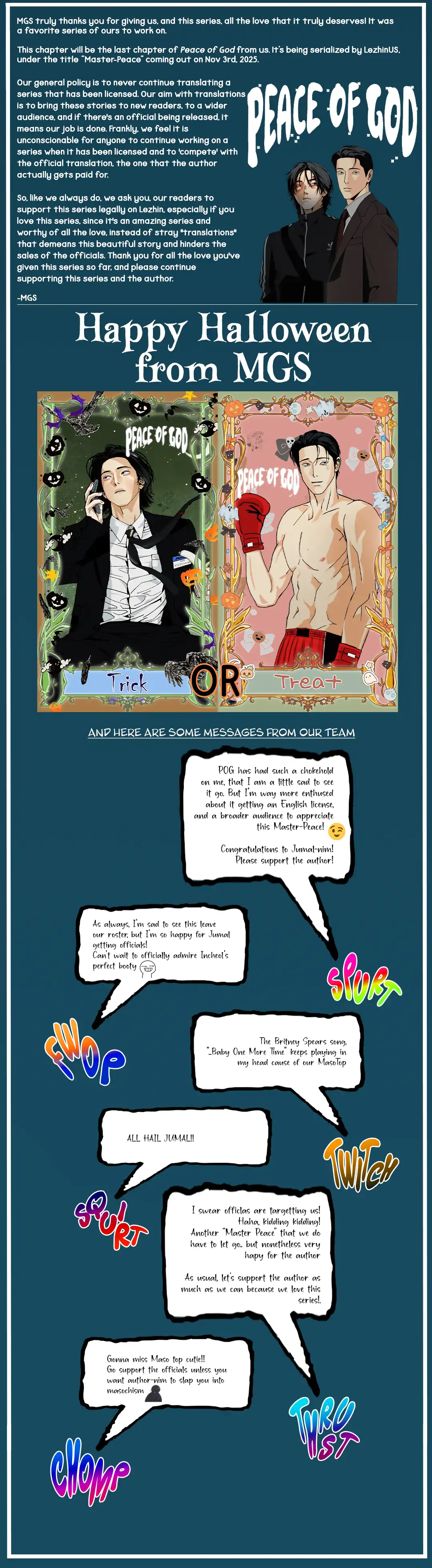 Peace of God (MGS) - Chapter 17 manhwa