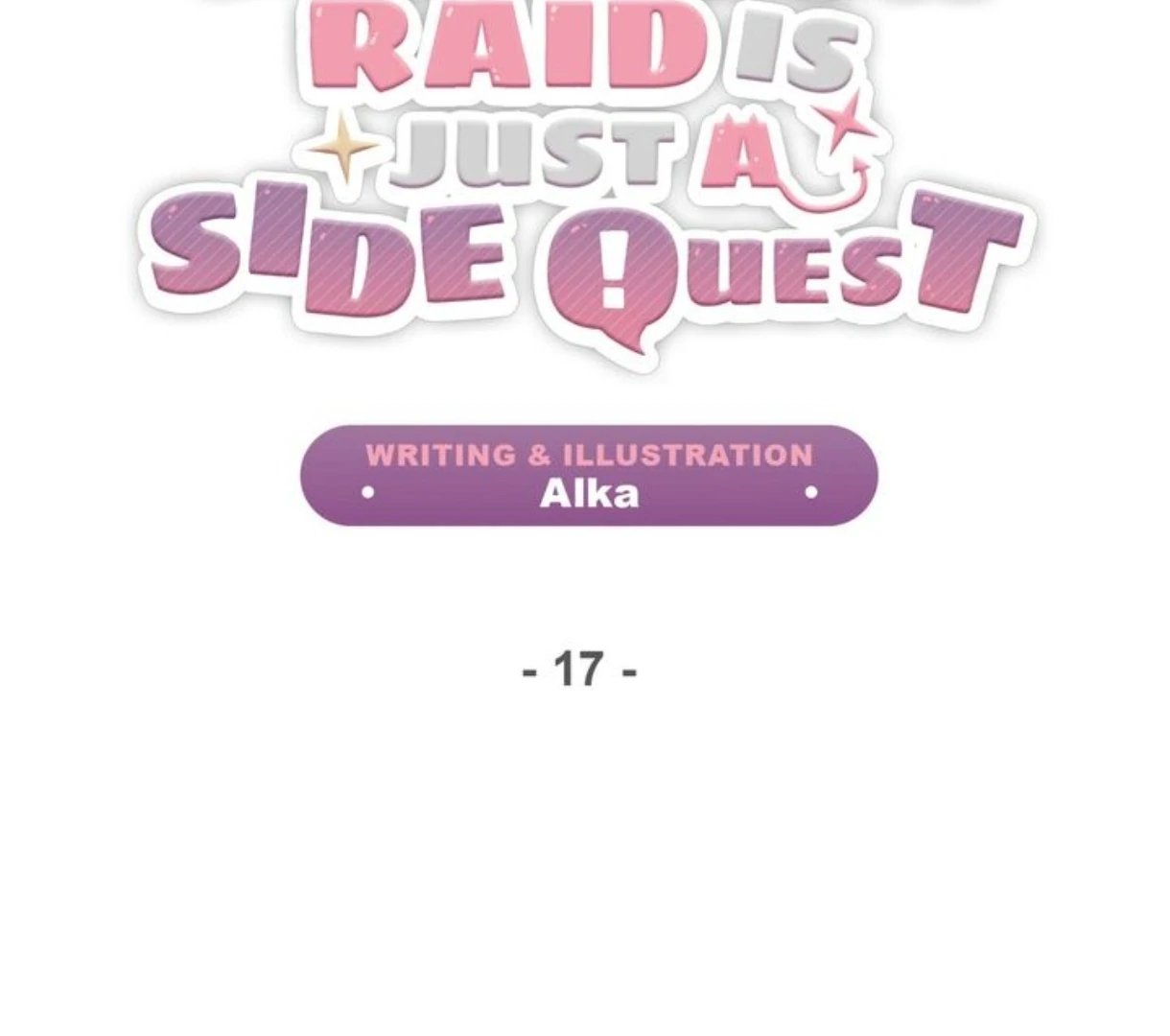 The Dungeon Raid is Just a Side Quest - Chapter 17 manhwa