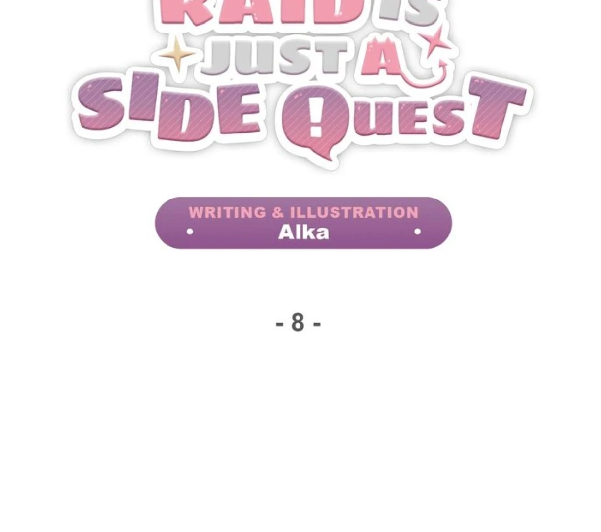 The Dungeon Raid is Just a Side Quest - Chapter 8 manhwa