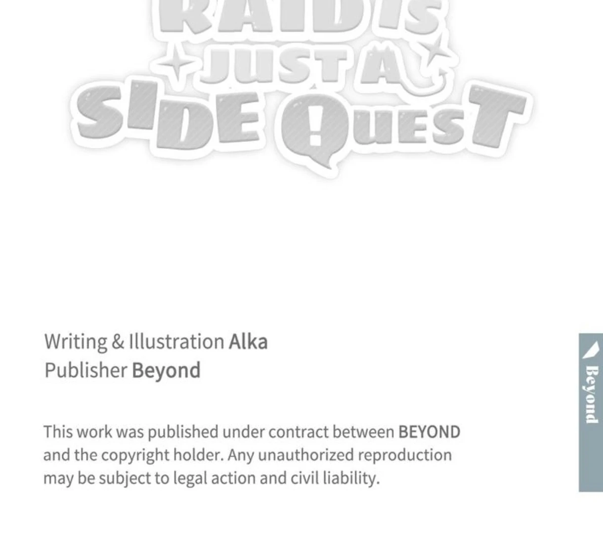 The Dungeon Raid is Just a Side Quest - Chapter 8 manhwa