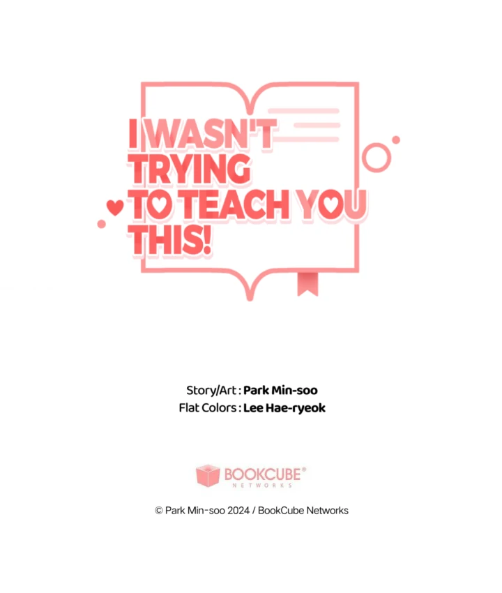 I Wasn’t Trying to Teach You This! - Chapter 1 manhwa