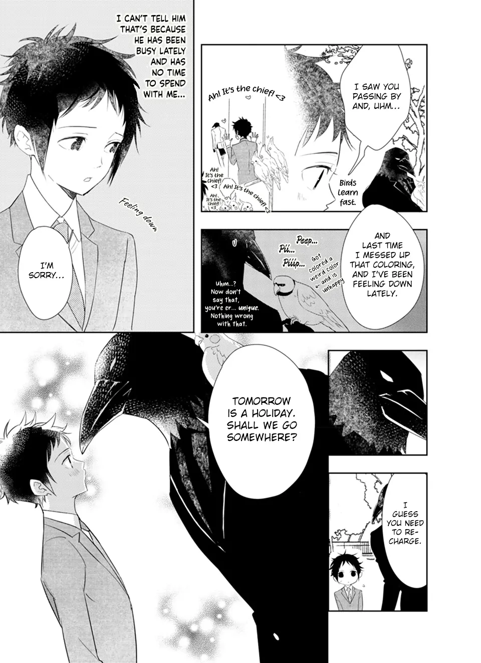 Karasu no Kachou-sama! [Naono Holics] - Volume 1 Chapter 2 manhwa
