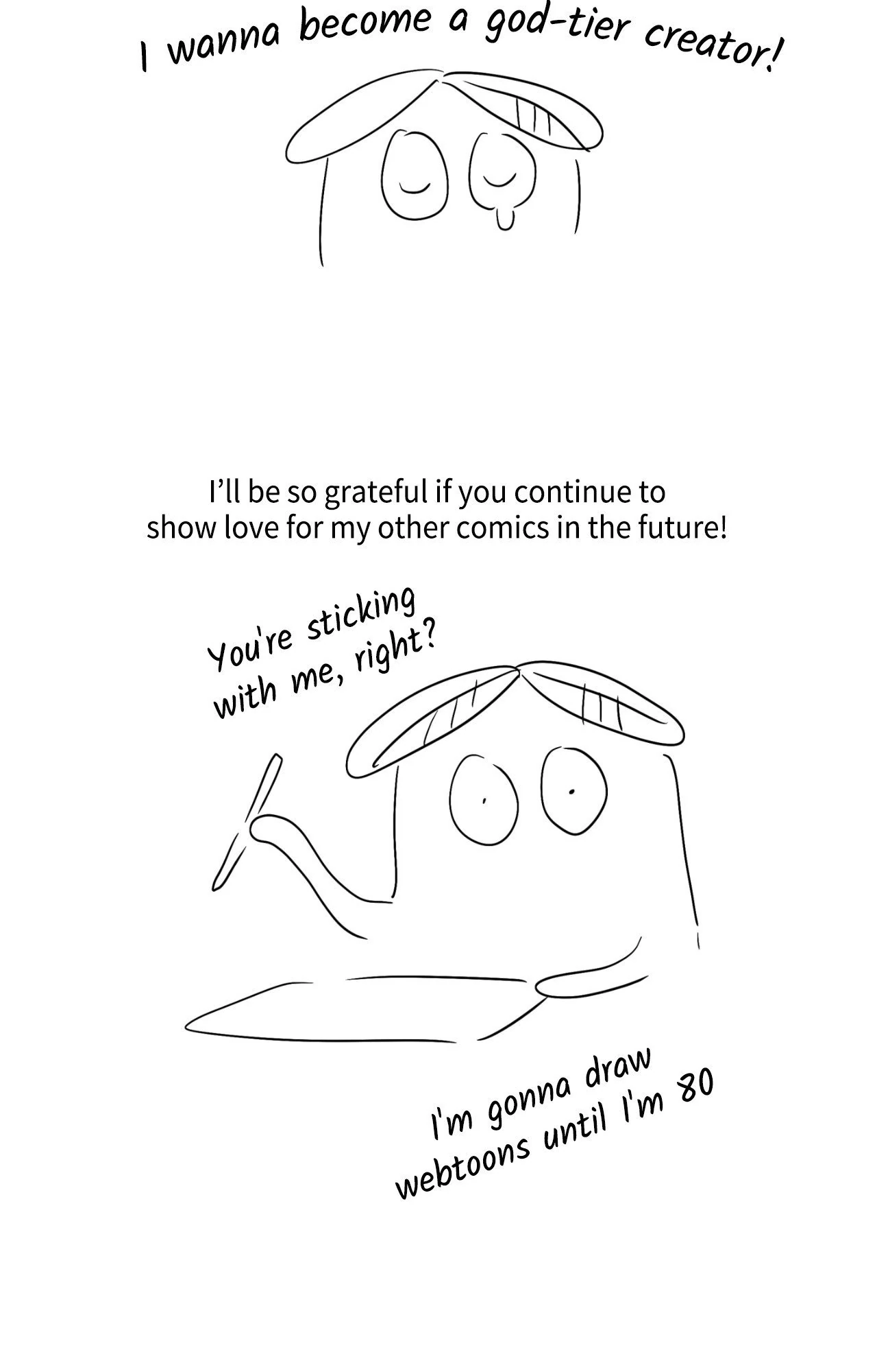 Well-hung Hero [Official] - Creator's Note manhwa