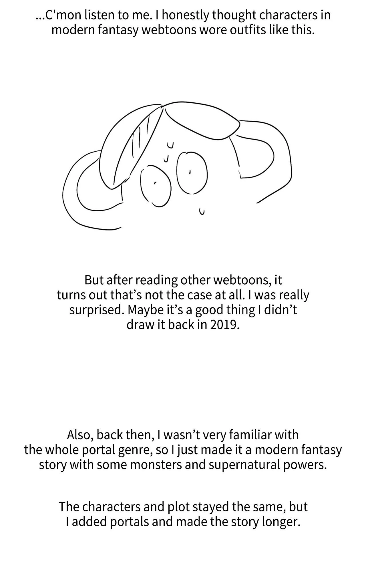Well-hung Hero [Official] - Creator's Note manhwa