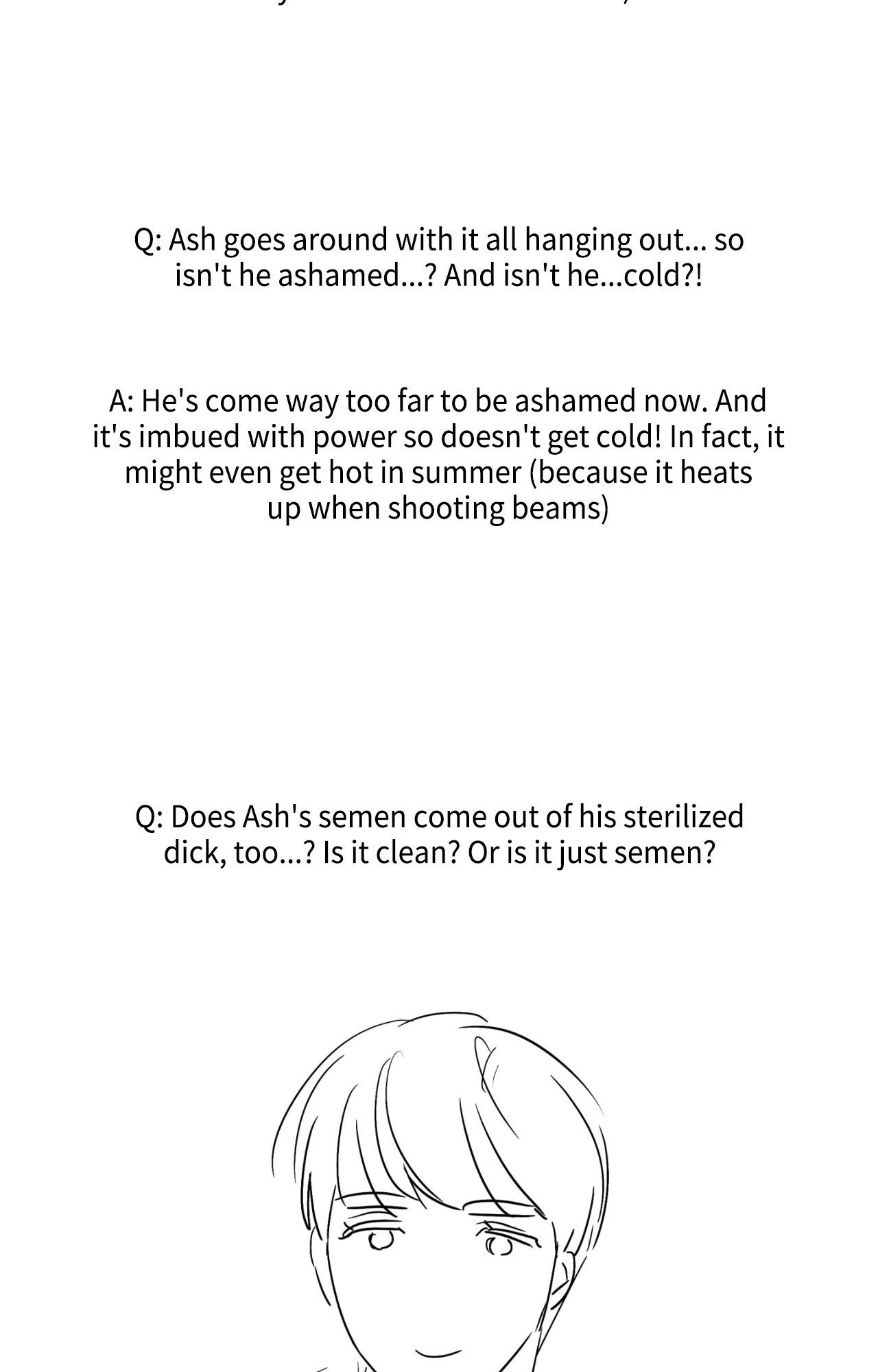 Well-hung Hero [Official] - Creator's Note manhwa