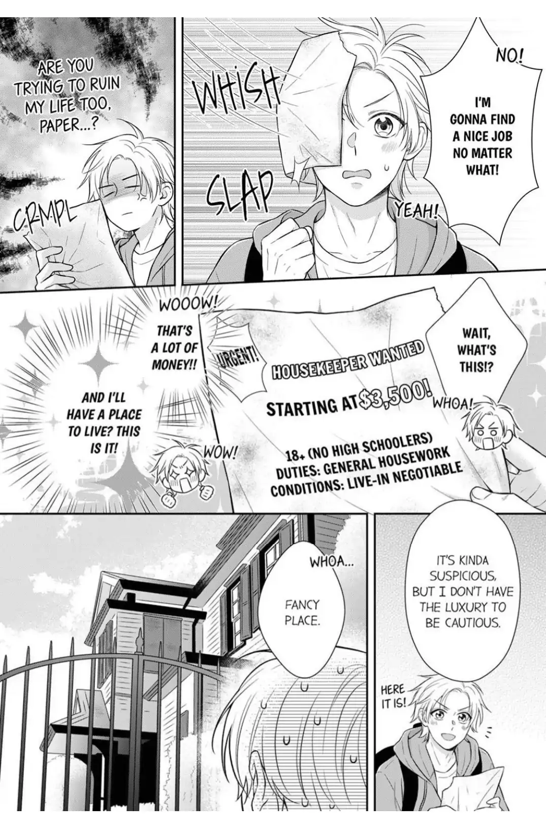 The Ill-Tempered Boss’ Naughty Housekeeper ~ Is Cosplaying Part Of The Contract!? | ×Official - Chapter 1 manhwa