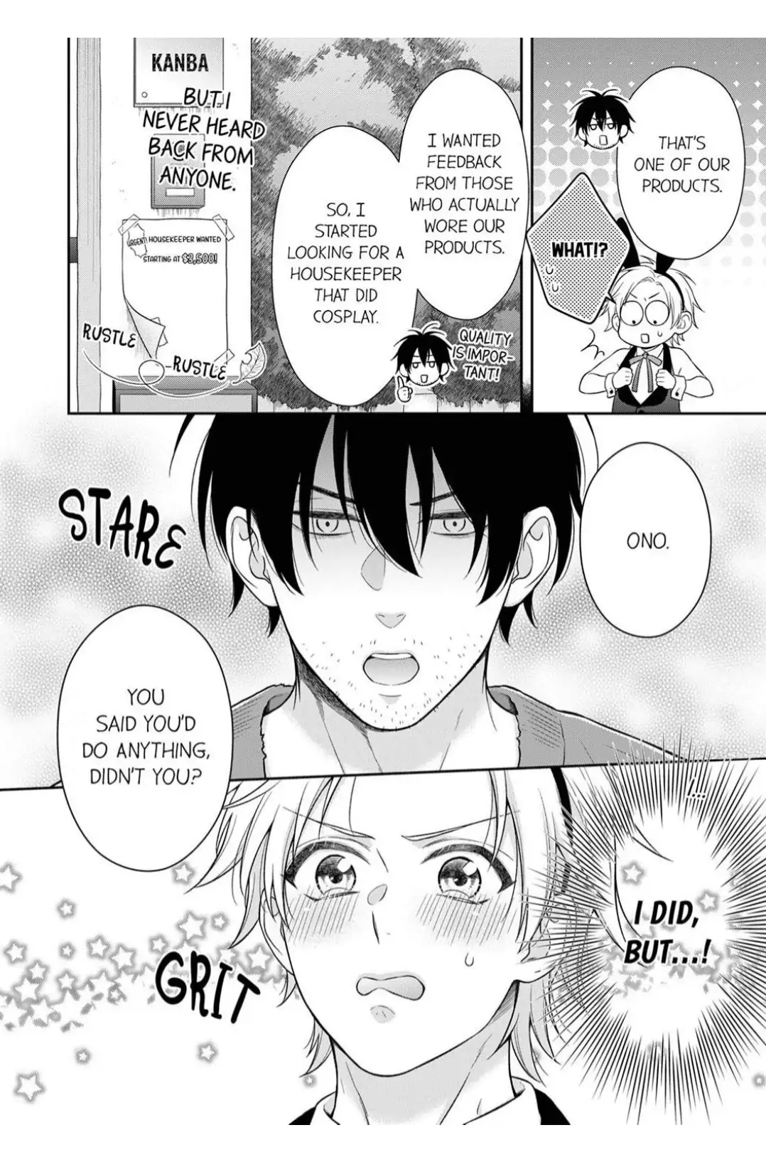 The Ill-Tempered Boss’ Naughty Housekeeper ~ Is Cosplaying Part Of The Contract!? | ×Official - Chapter 1 manhwa