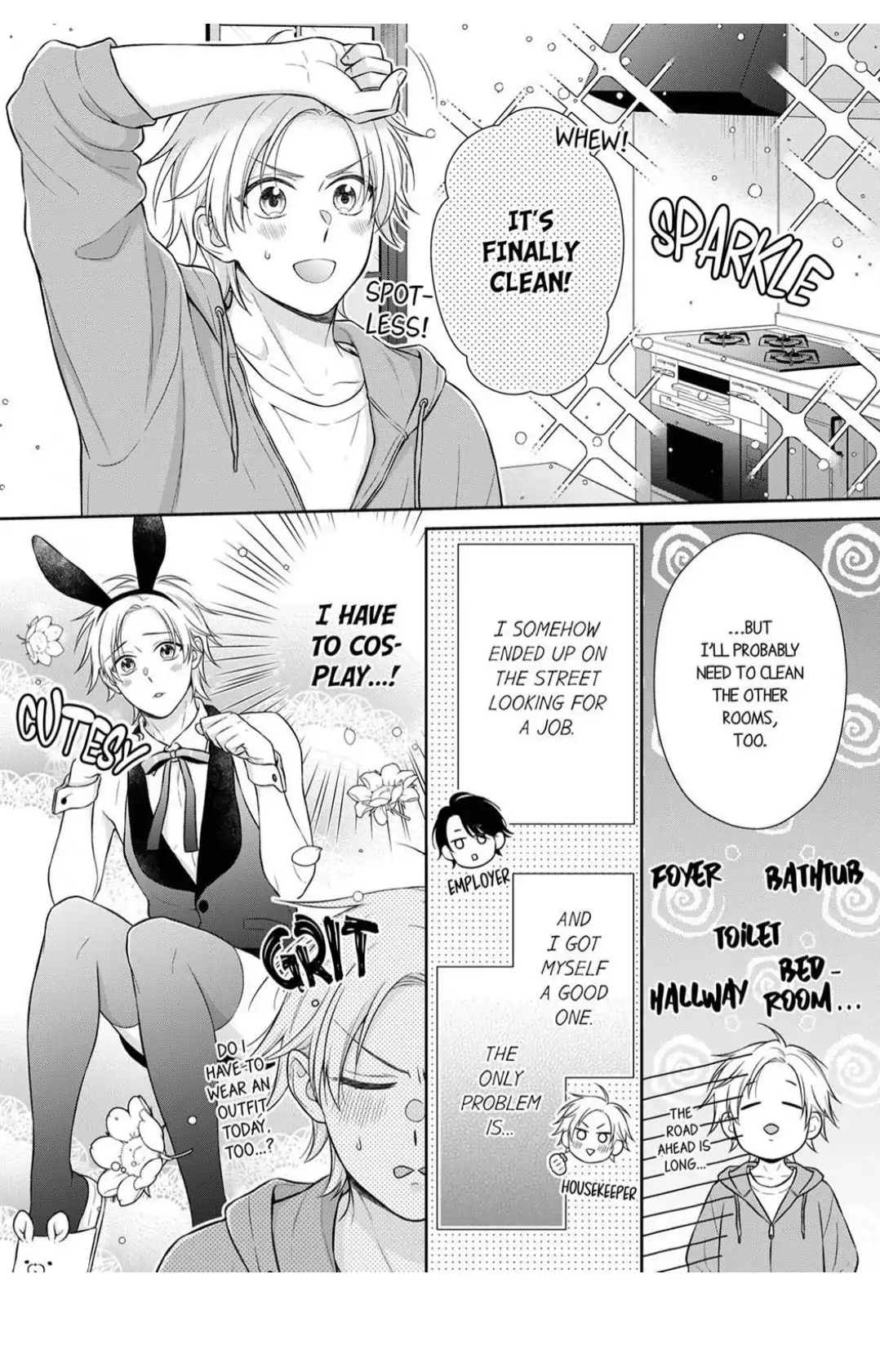 The Ill-Tempered Boss’ Naughty Housekeeper ~ Is Cosplaying Part Of The Contract!? | ×Official - Chapter 2 manhwa