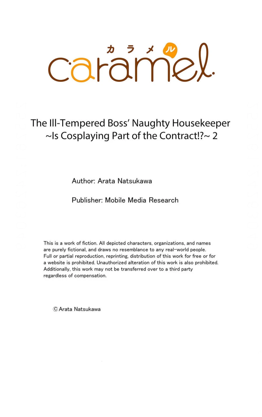 The Ill-Tempered Boss’ Naughty Housekeeper ~ Is Cosplaying Part Of The Contract!? | ×Official - Chapter 2 manhwa