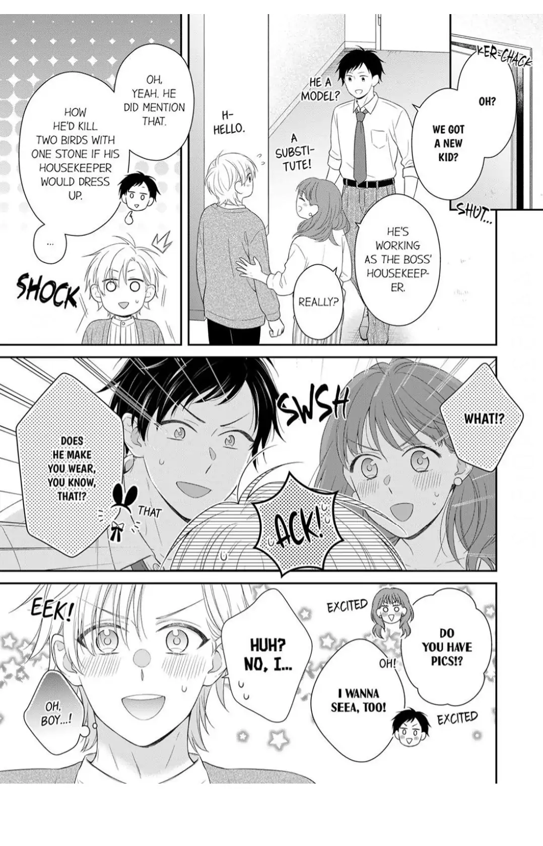 The Ill-Tempered Boss’ Naughty Housekeeper ~ Is Cosplaying Part Of The Contract!? | ×Official - Chapter 4 manhwa