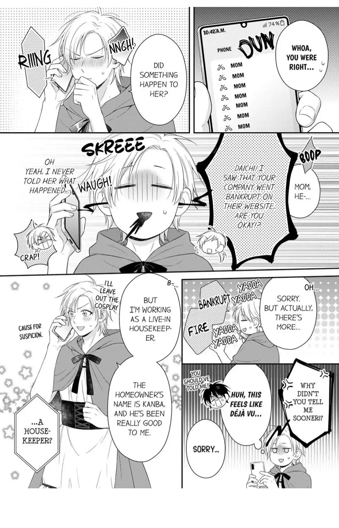 The Ill-Tempered Boss’ Naughty Housekeeper ~ Is Cosplaying Part Of The Contract!? | ×Official - Chapter 5 manhwa