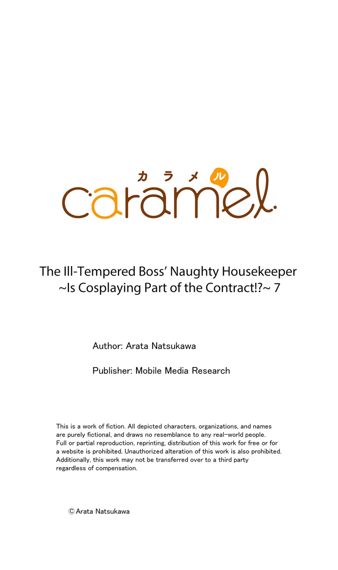 The Ill-Tempered Boss’ Naughty Housekeeper ~ Is Cosplaying Part Of The Contract!? | ×Official - Chapter 7 manhwa