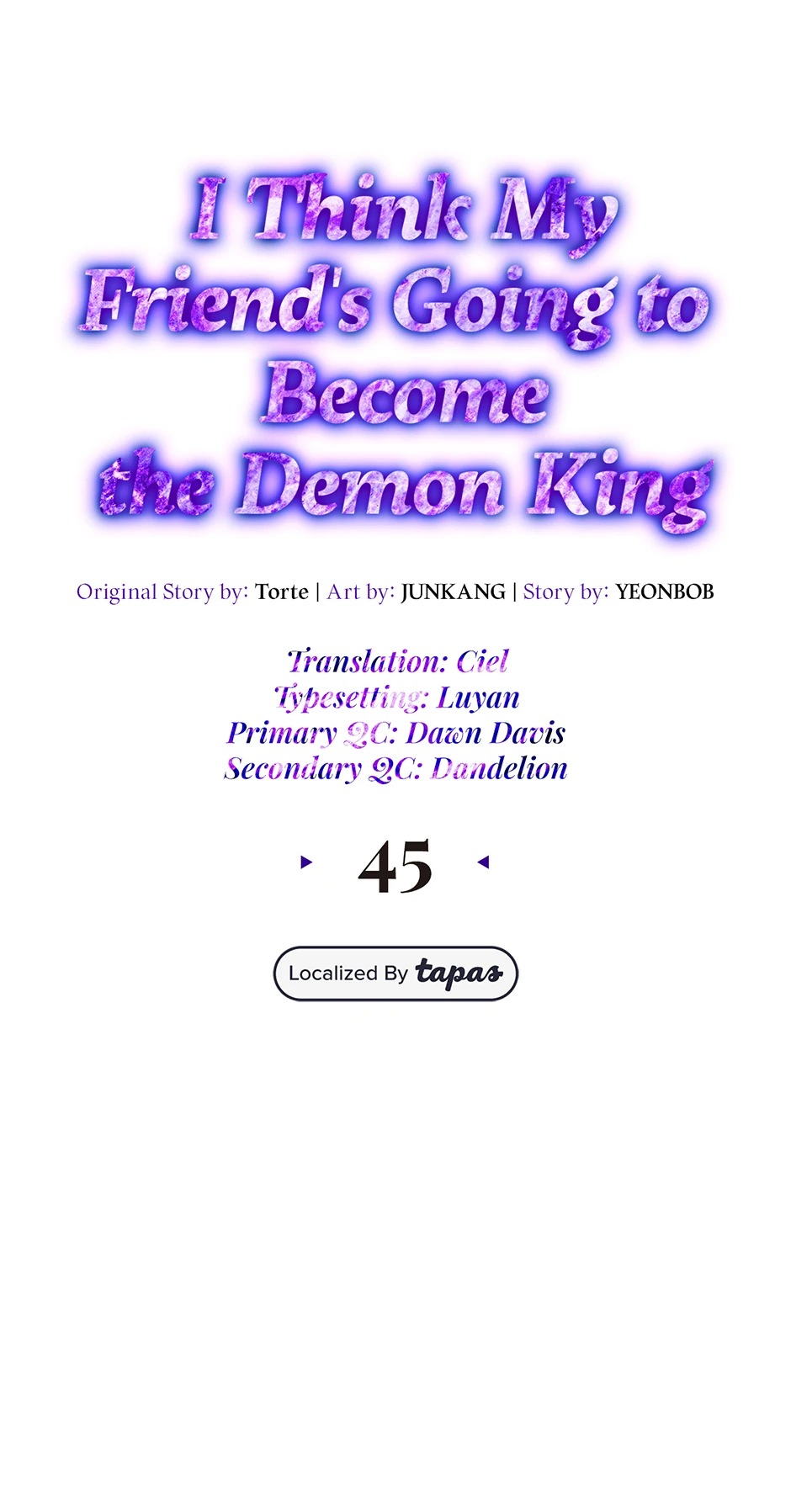 I Think My Friend’s Going to Become the Demon King (Mature) [Official] - 45. Flowers and a Ring manhwa