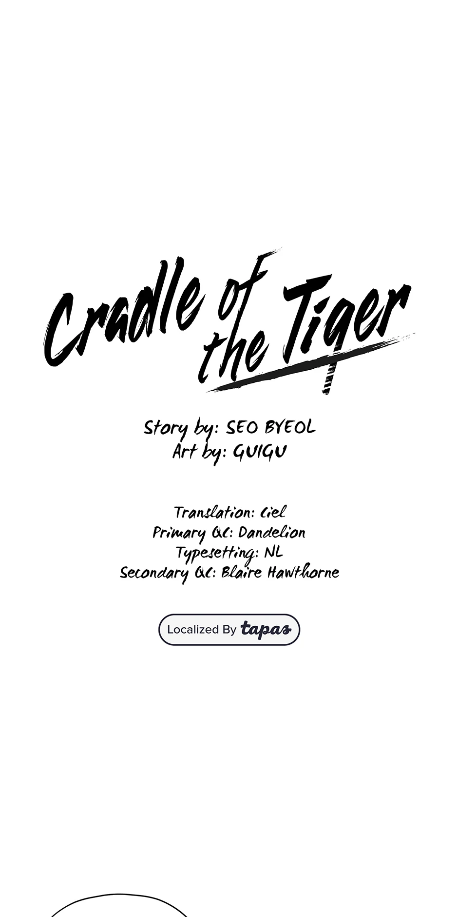 Cradle of the Tiger (Mature) [Official] - 33. The First manhwa