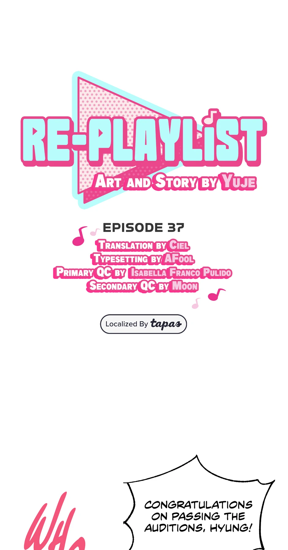Re-playlist [Official] - 37. My Role Here manhwa