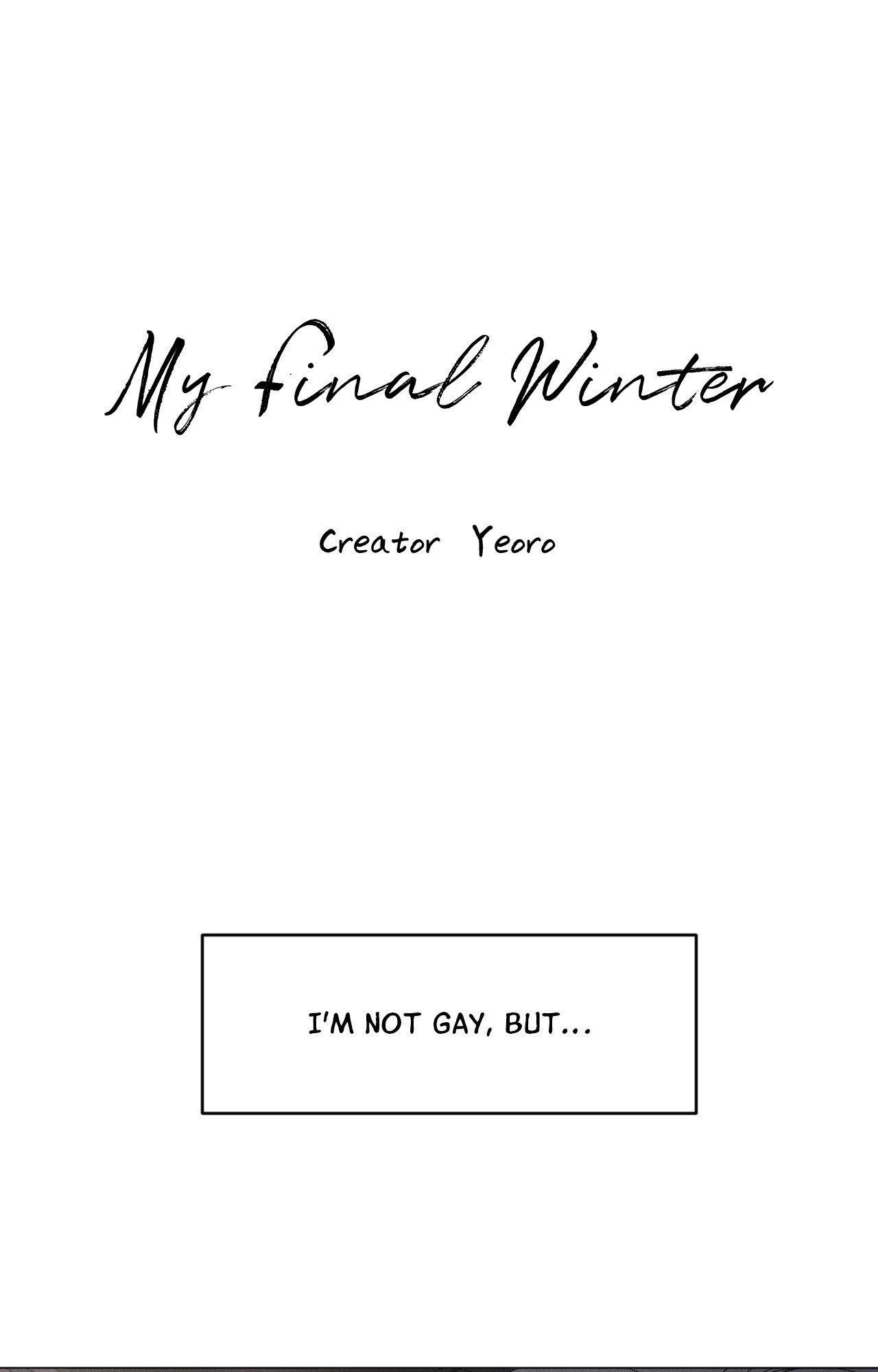 My Final Winter - Chapter 15 manhwa