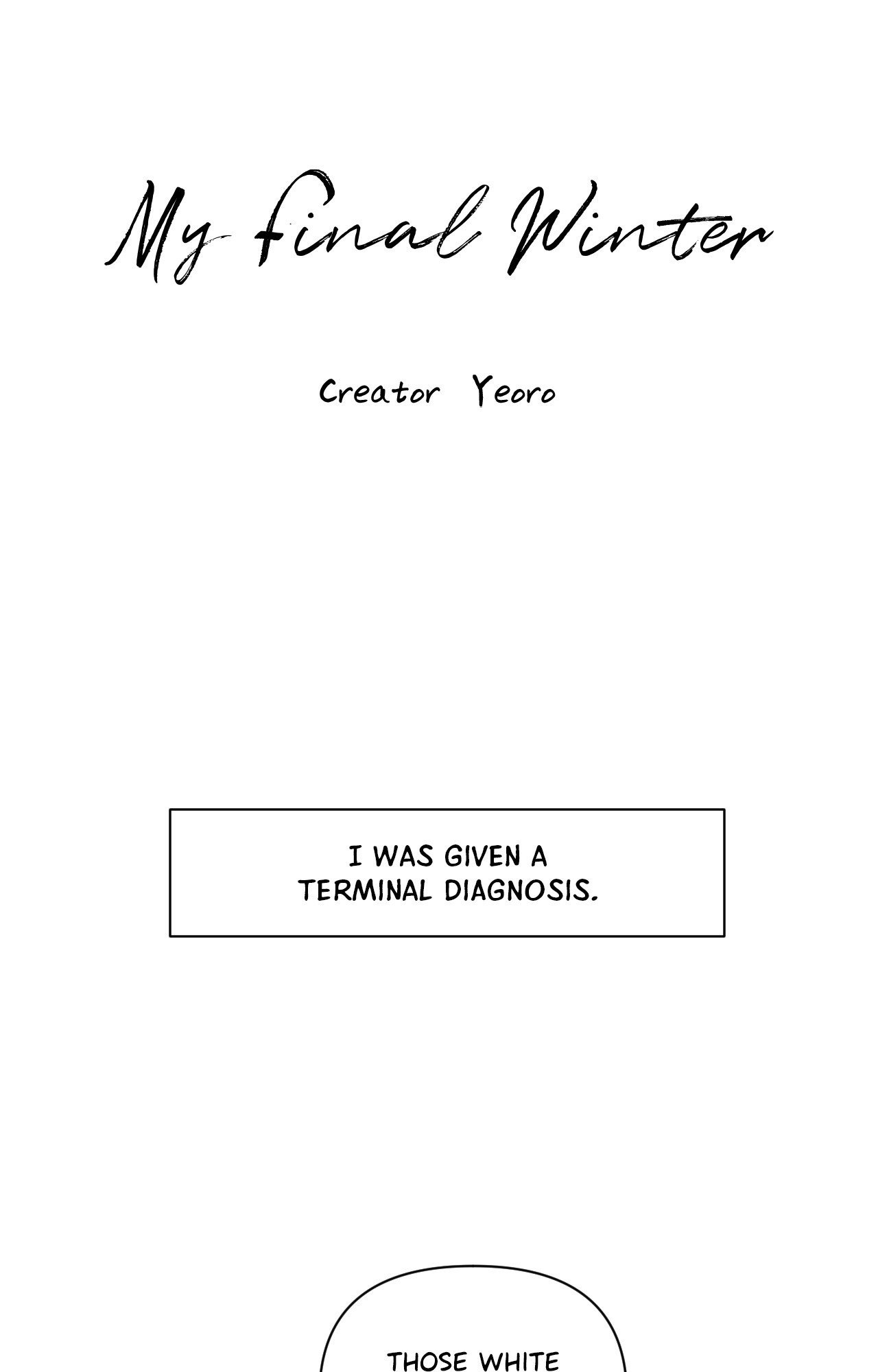 My Final Winter - Episode 1 manhwa