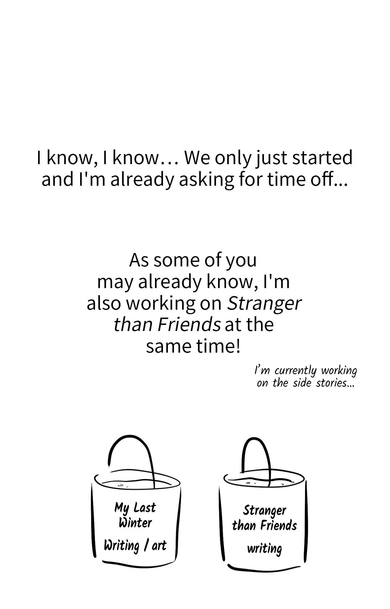 My Final Winter - Hiatus Notice manhwa