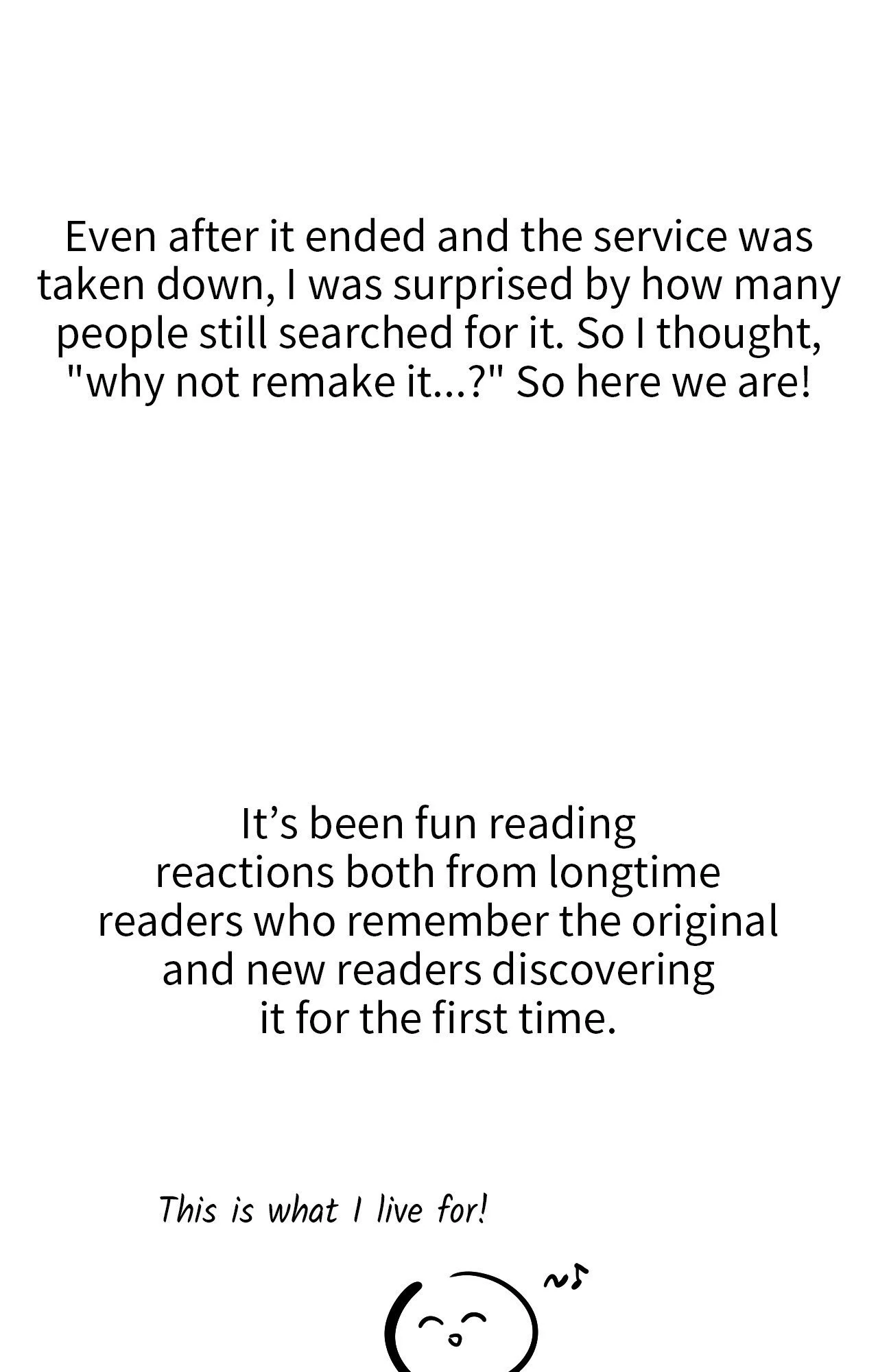 My Final Winter - Hiatus Notice manhwa