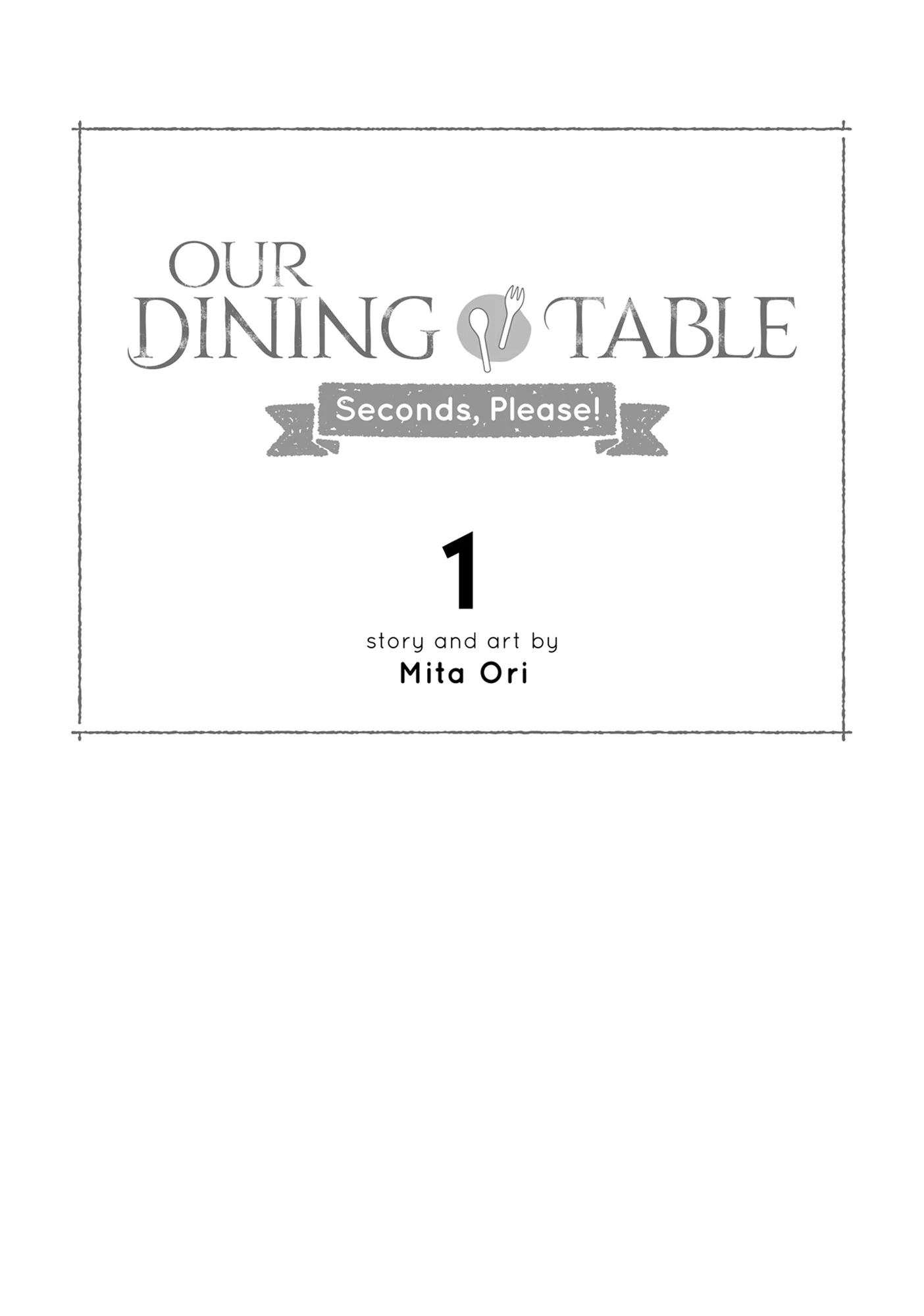 Our Dining Table: Seconds, Please! [Official] - Volume 1 Chapter 1 manhwa