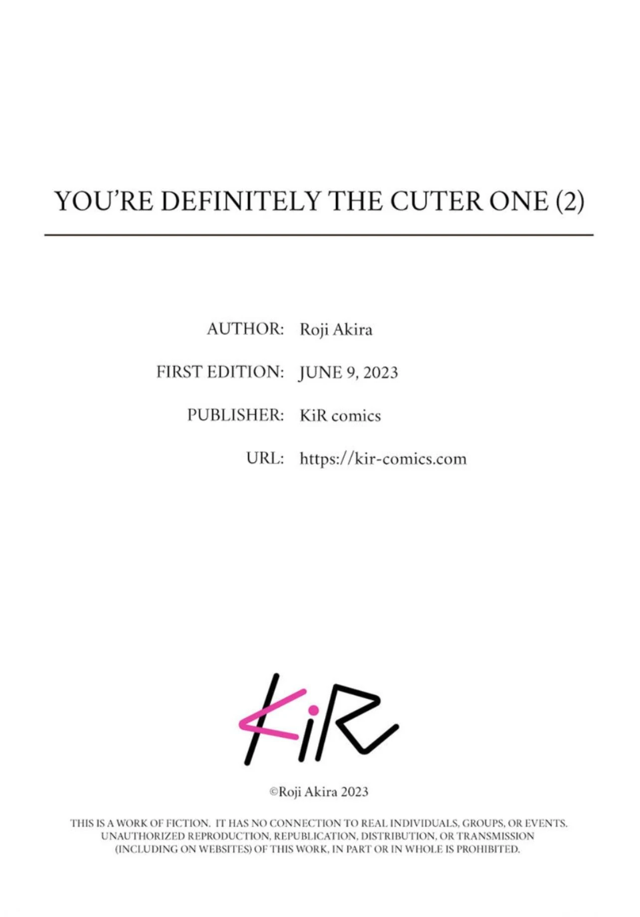 You’re Definitely The Cuter One (Official) - Chapter 2 manhwa