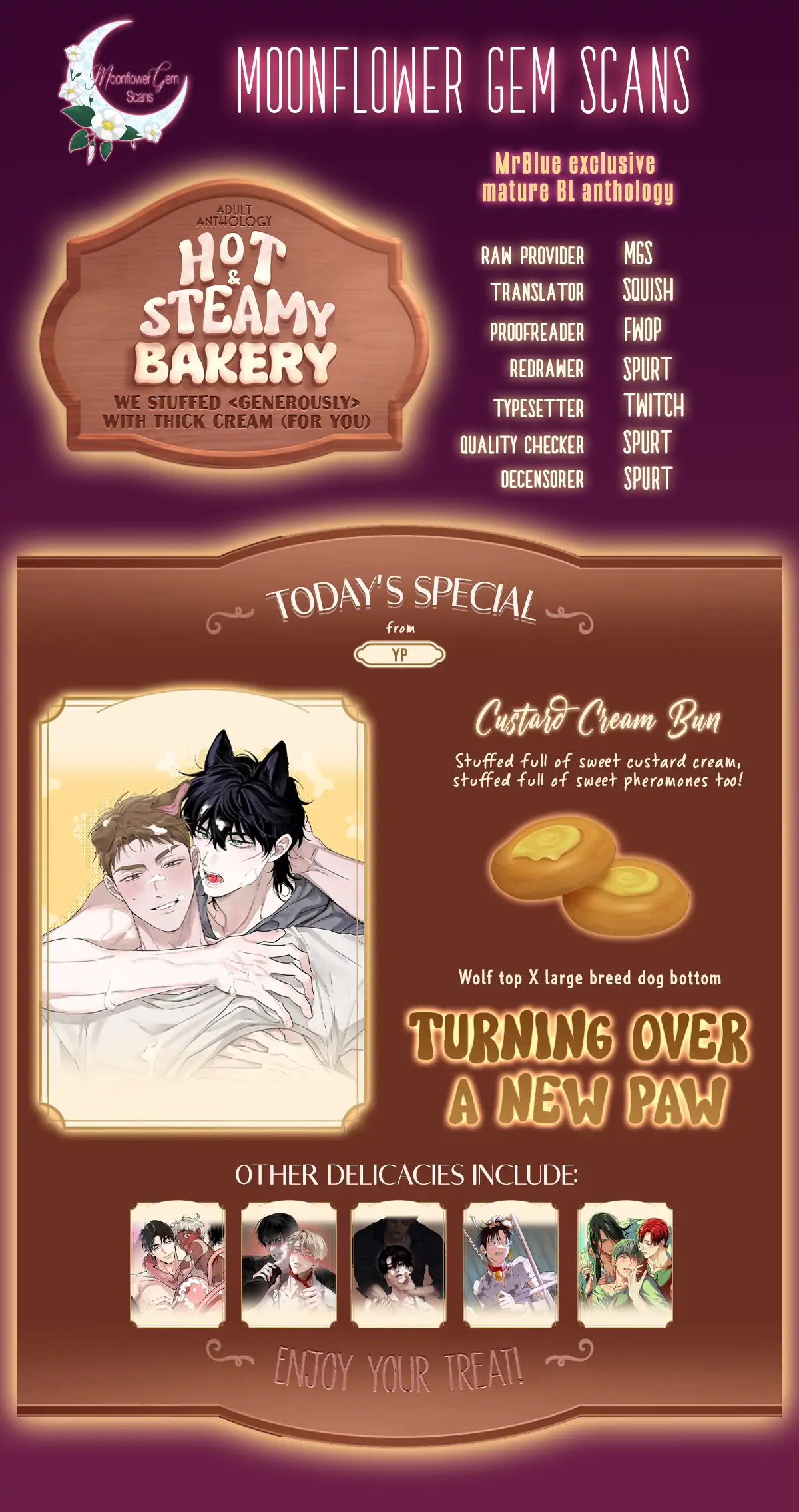 [Mr Blue Short Stories]Hot and Steamy Bakery (MGS) - Turning Over A New Paw - Epilogue: Decensored manhwa