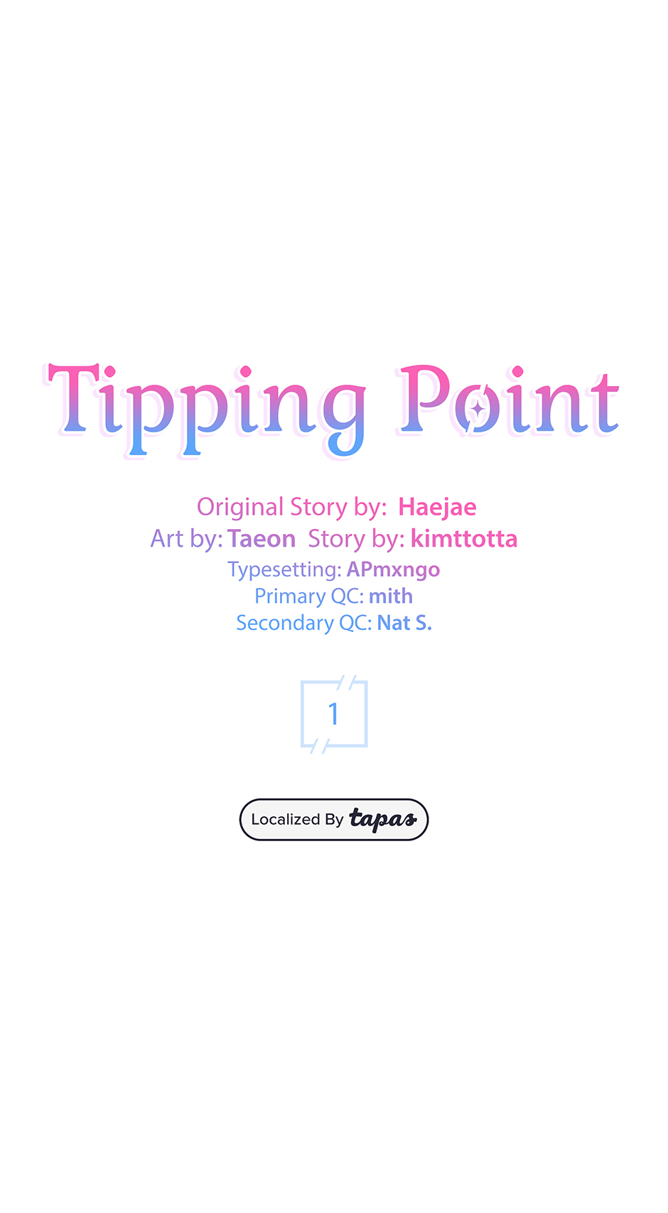 Tipping Point (Mature) [Official] - 1. Someone Will Like You manhwa
