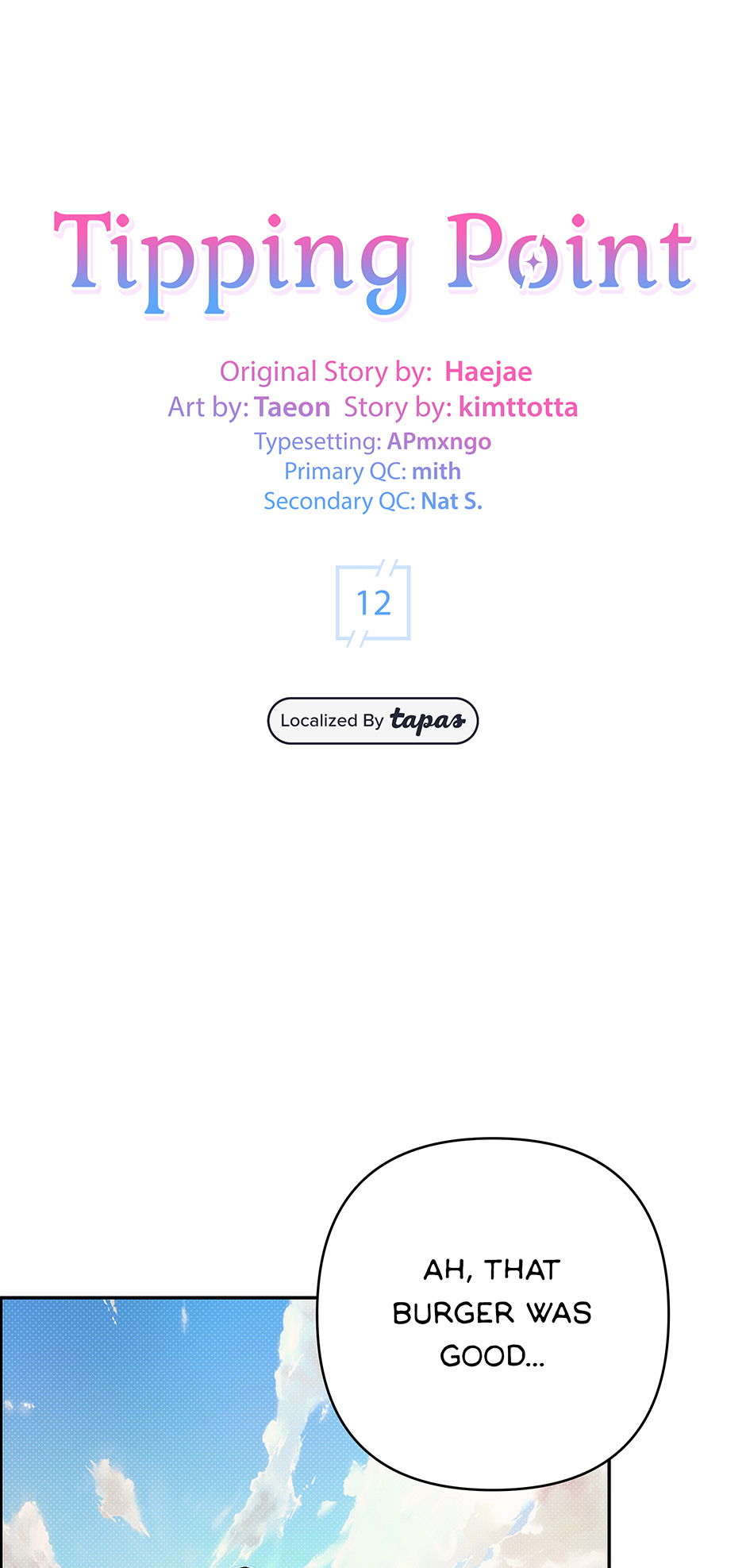 Tipping Point (Mature) [Official] - 12. All My Fault manhwa