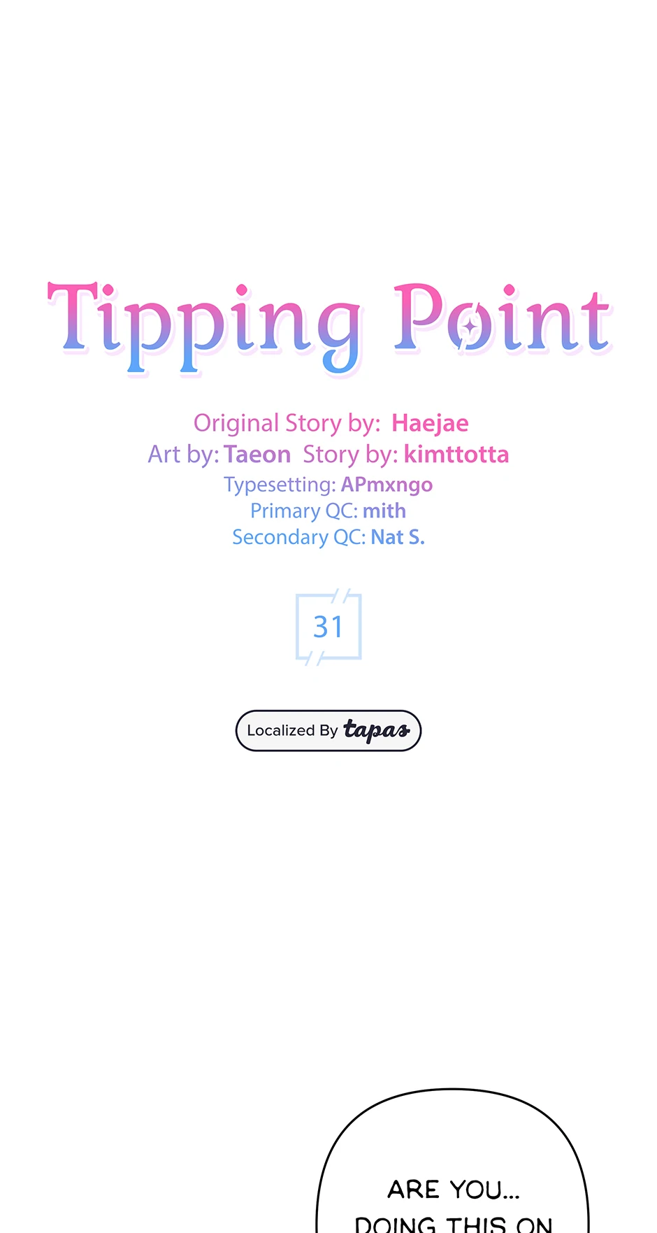 Tipping Point (Mature) [Official] - 31. Let Me Help You manhwa