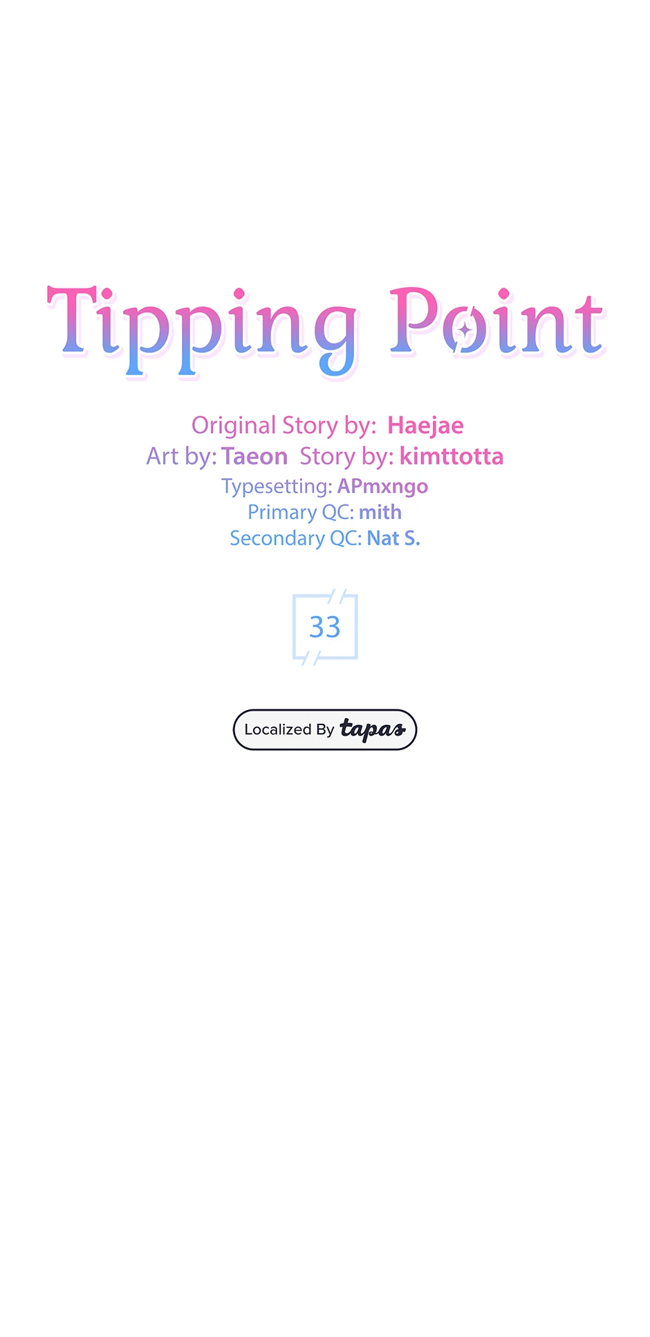 Tipping Point (Mature) [Official] - 33. I'll Wait For You manhwa