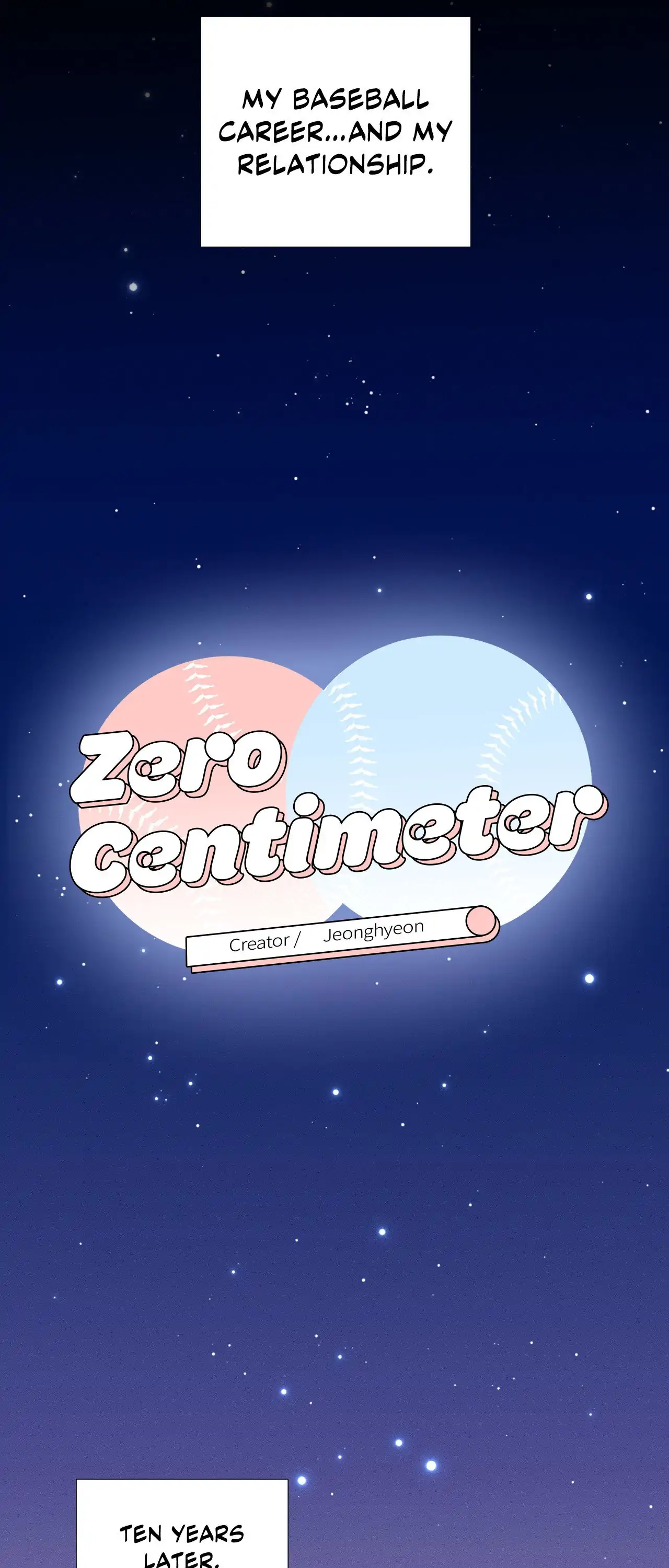 Zero Centimeter (Official) - Chapter 1 manhwa