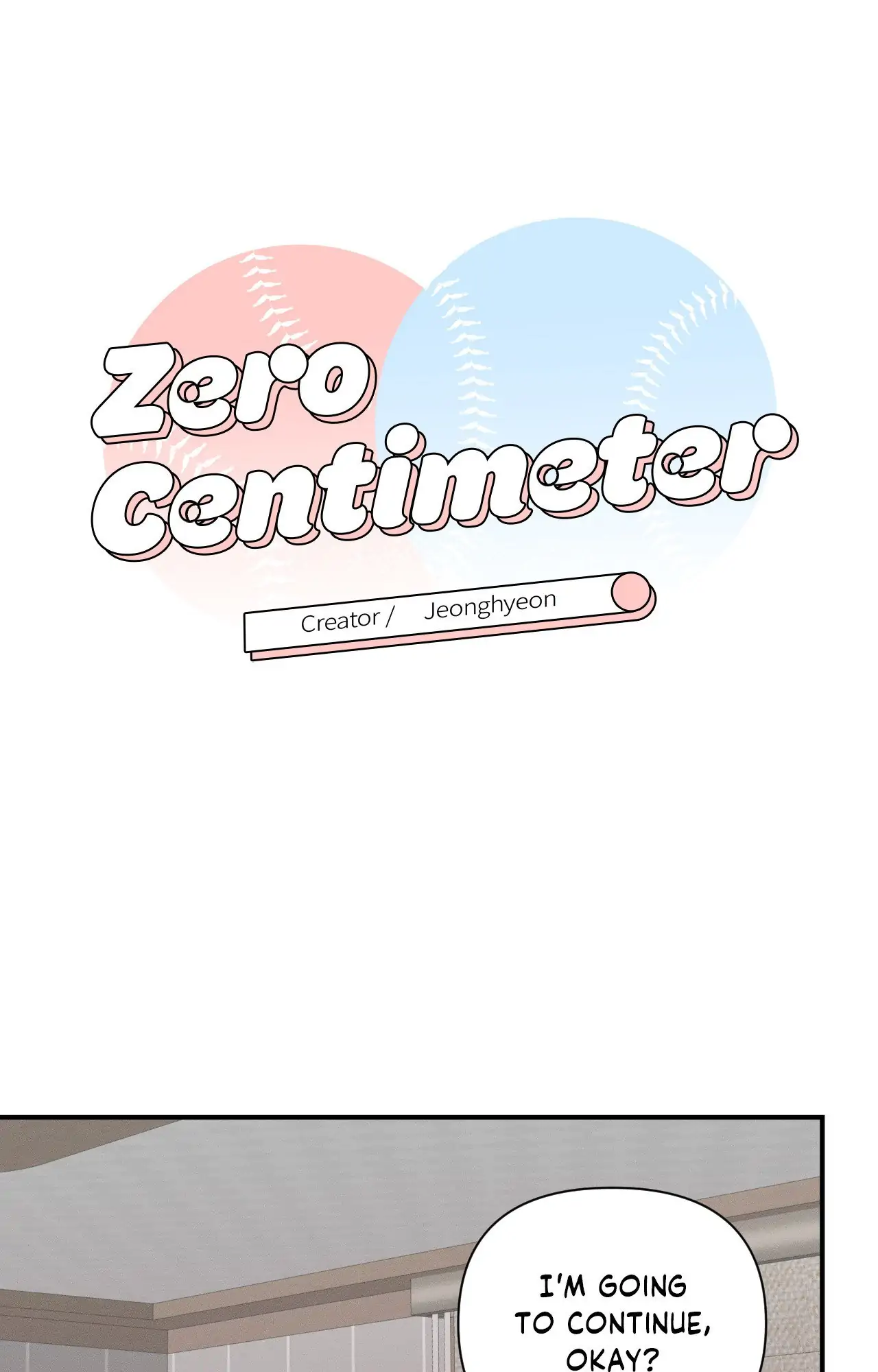 Zero Centimeter (Official) - Chapter 14 manhwa