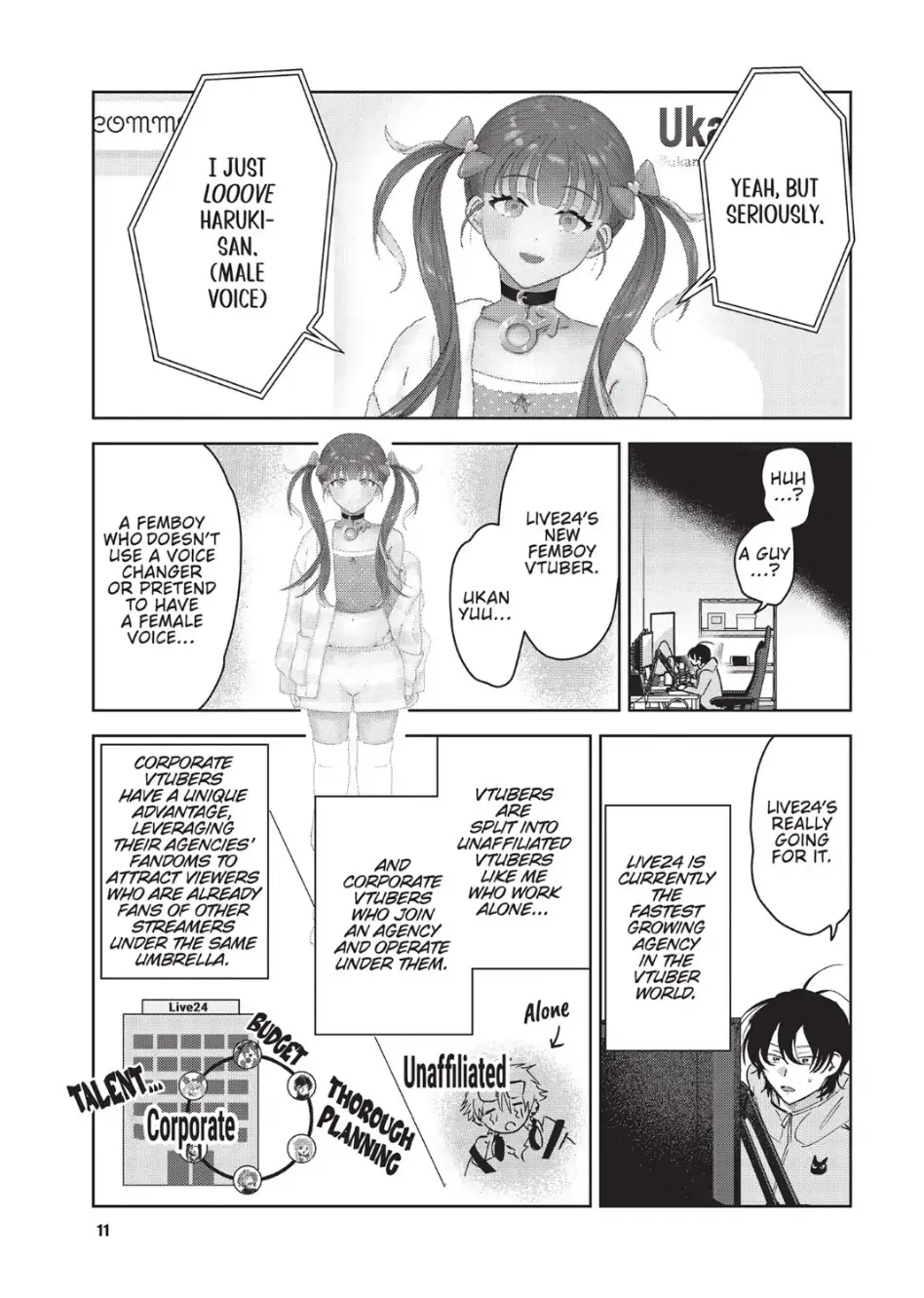Let Me See the Real You, Senpai! (Official) - Chapter 1 manhwa