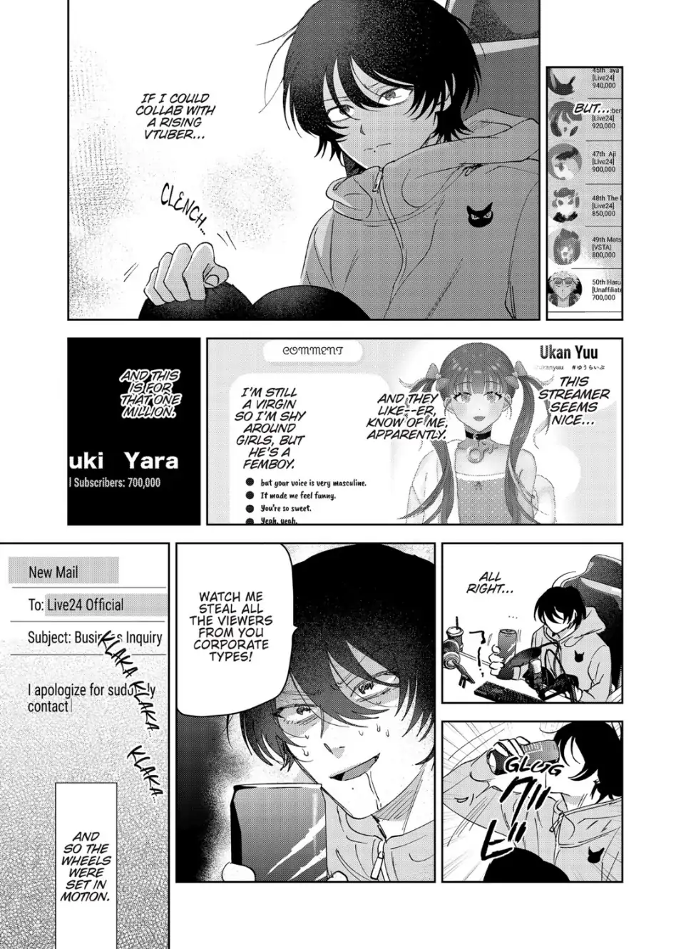 Let Me See the Real You, Senpai! (Official) - Chapter 1 manhwa