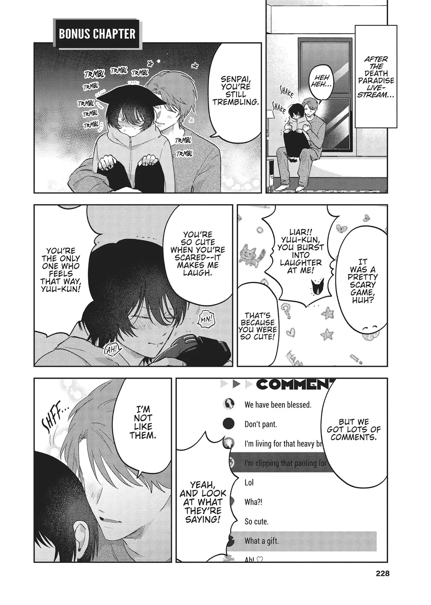Let Me See the Real You, Senpai! (Official) - Volume 1 Chapter 5.5 manhwa