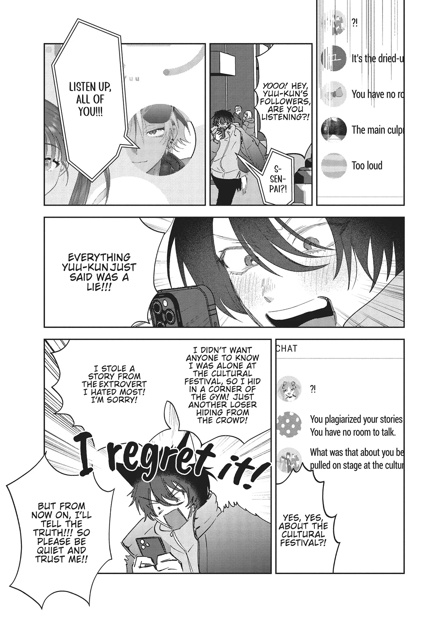 Let Me See the Real You, Senpai! (Official) - Volume 1 Chapter 5 manhwa