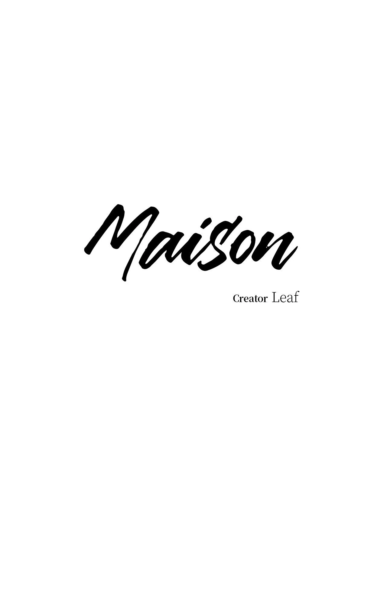 Maison [Official] - Chapter 15 manhwa