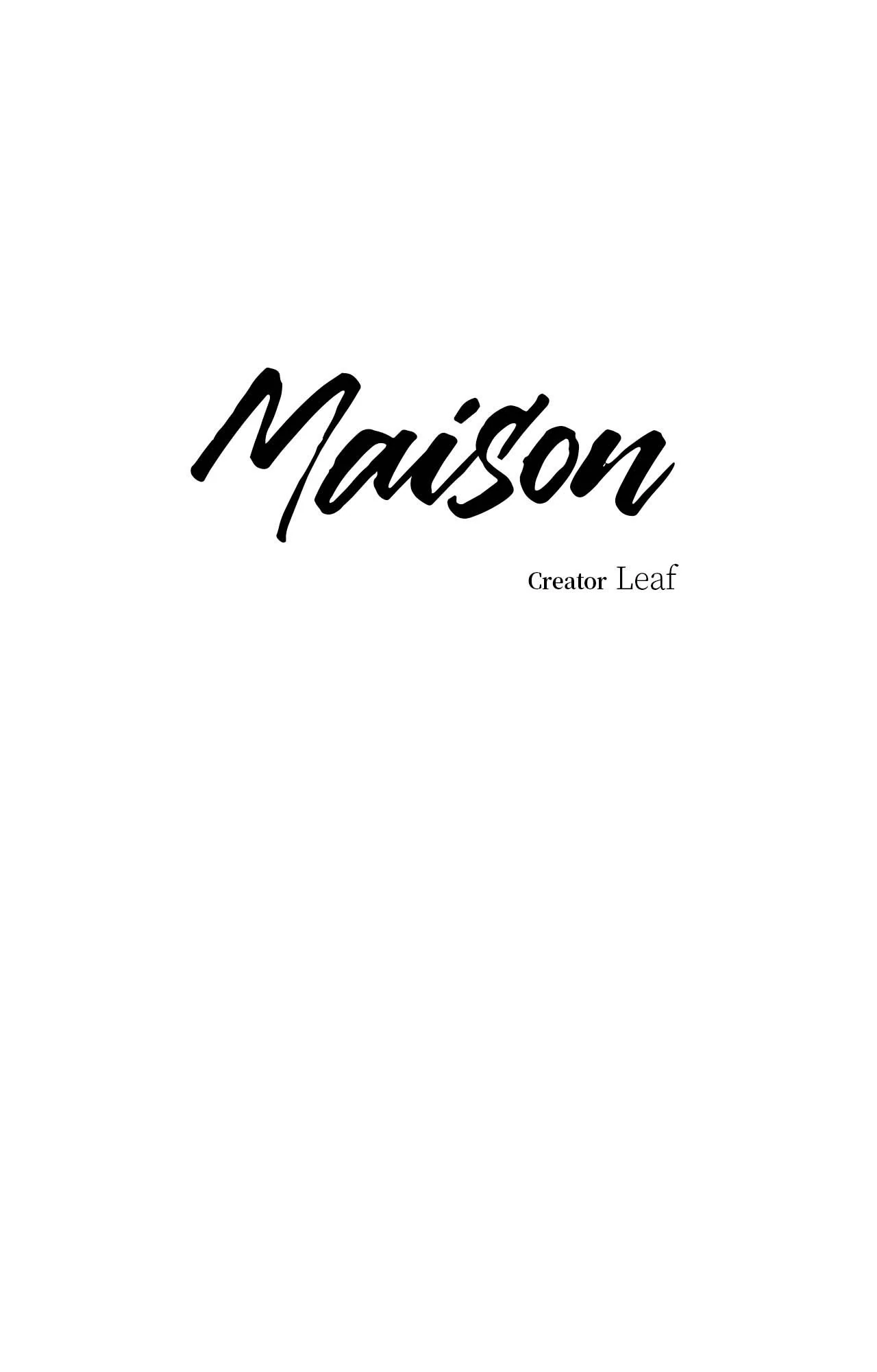 Maison [Official] - Chapter 17 manhwa