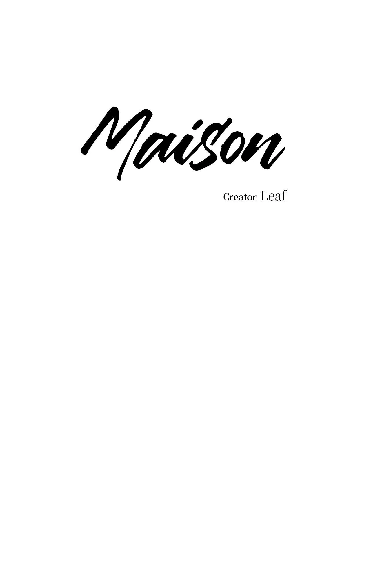 Maison [Official] - Chapter 24 manhwa