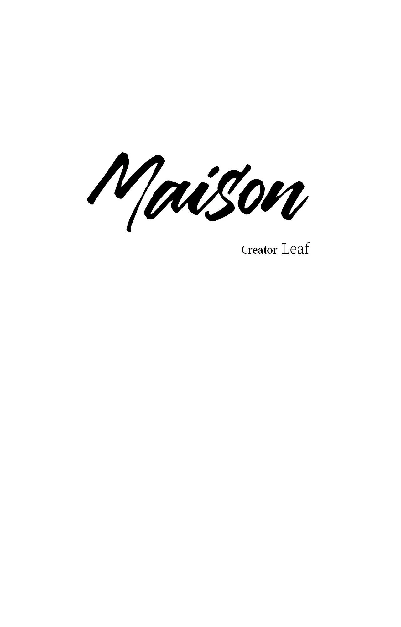 Maison [Official] - Chapter 6 manhwa