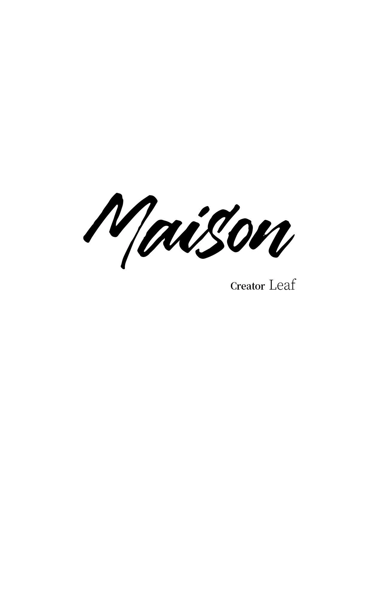 Maison [Official] - Chapter 9 manhwa