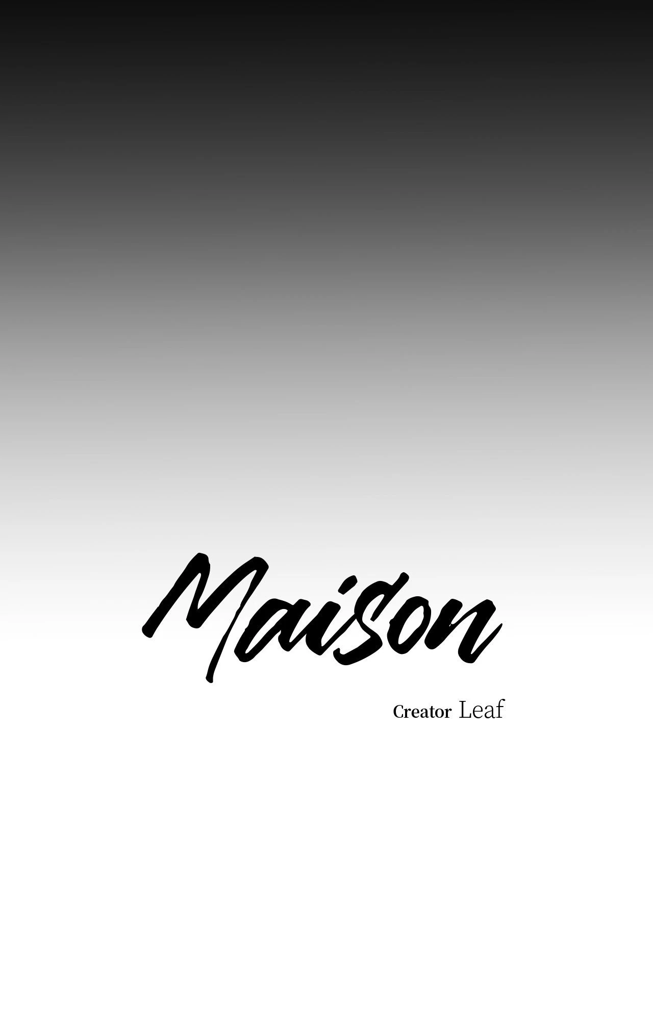 Maison [Official] - Season 2 manhwa