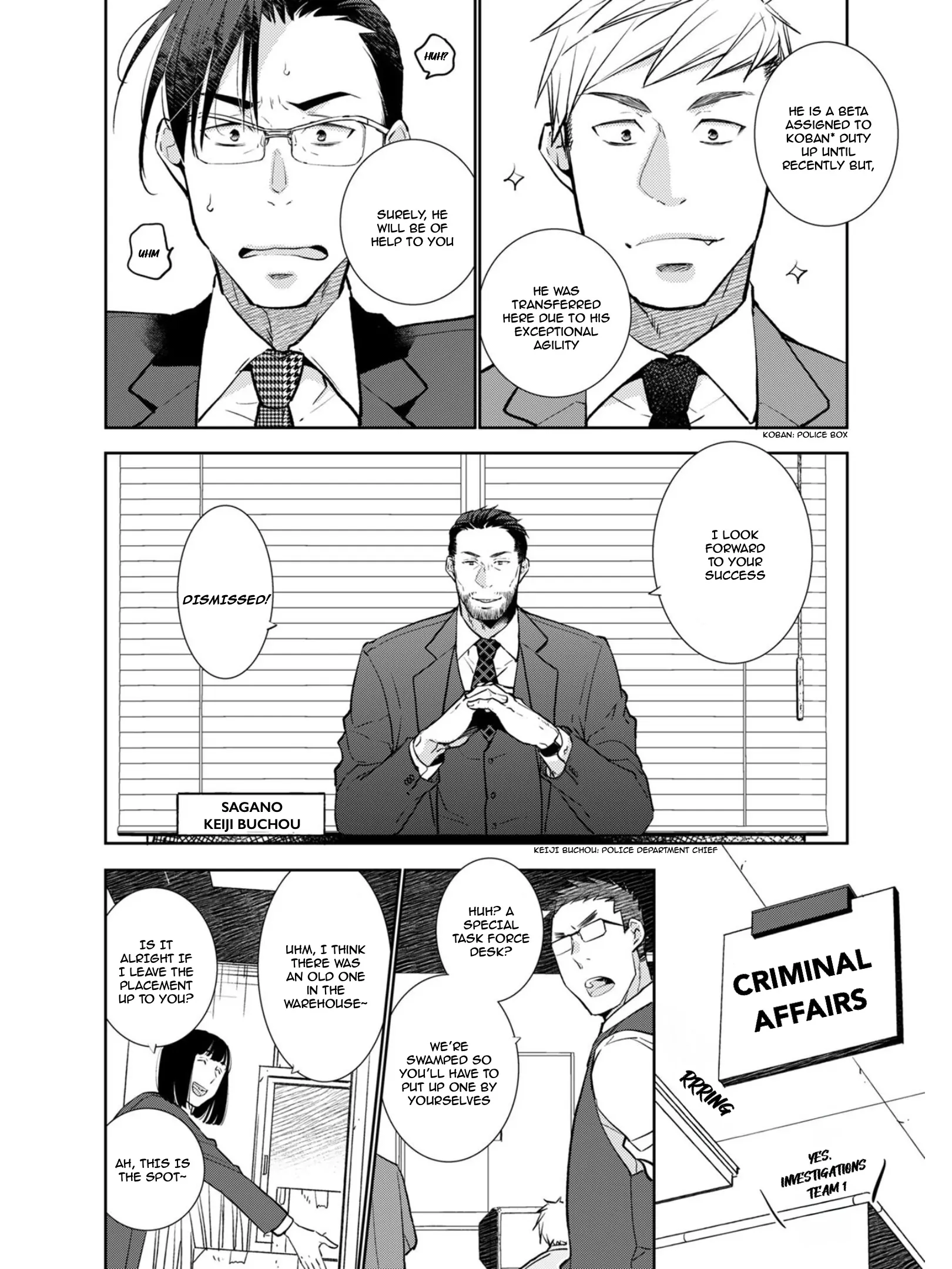 Tokumu Deka Omega Punch - case 1. Takamori Homare manhwa