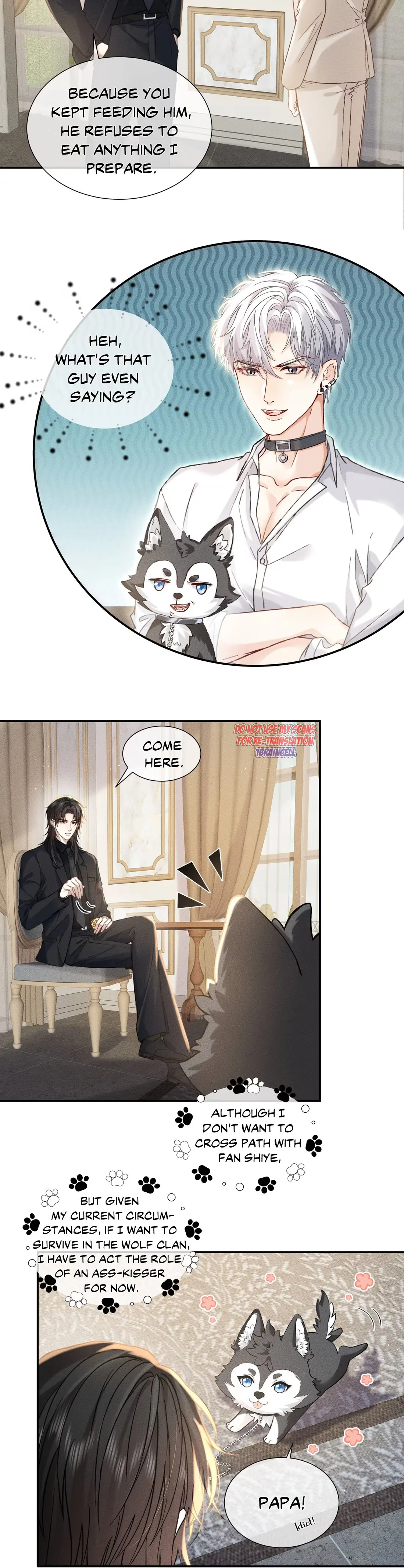 Acknowledging Enemy as Daddy - Chapter 4 manhwa